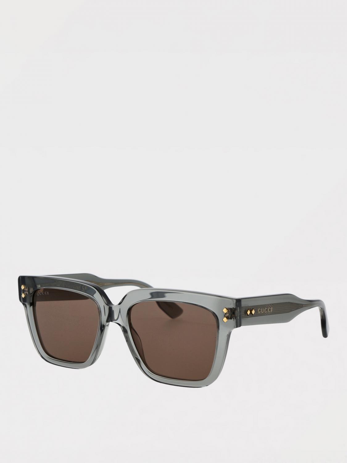 GUCCI OCCHIALI DA SOLE: Occhiali da sole GG1084S Gucci in acetato , Grigio - Img 2