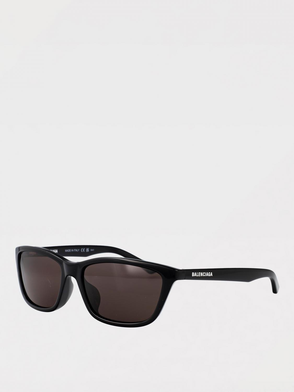 BALENCIAGA SUNGLASSES: Balenciaga Acetate Sunglasses, Black - Img 2
