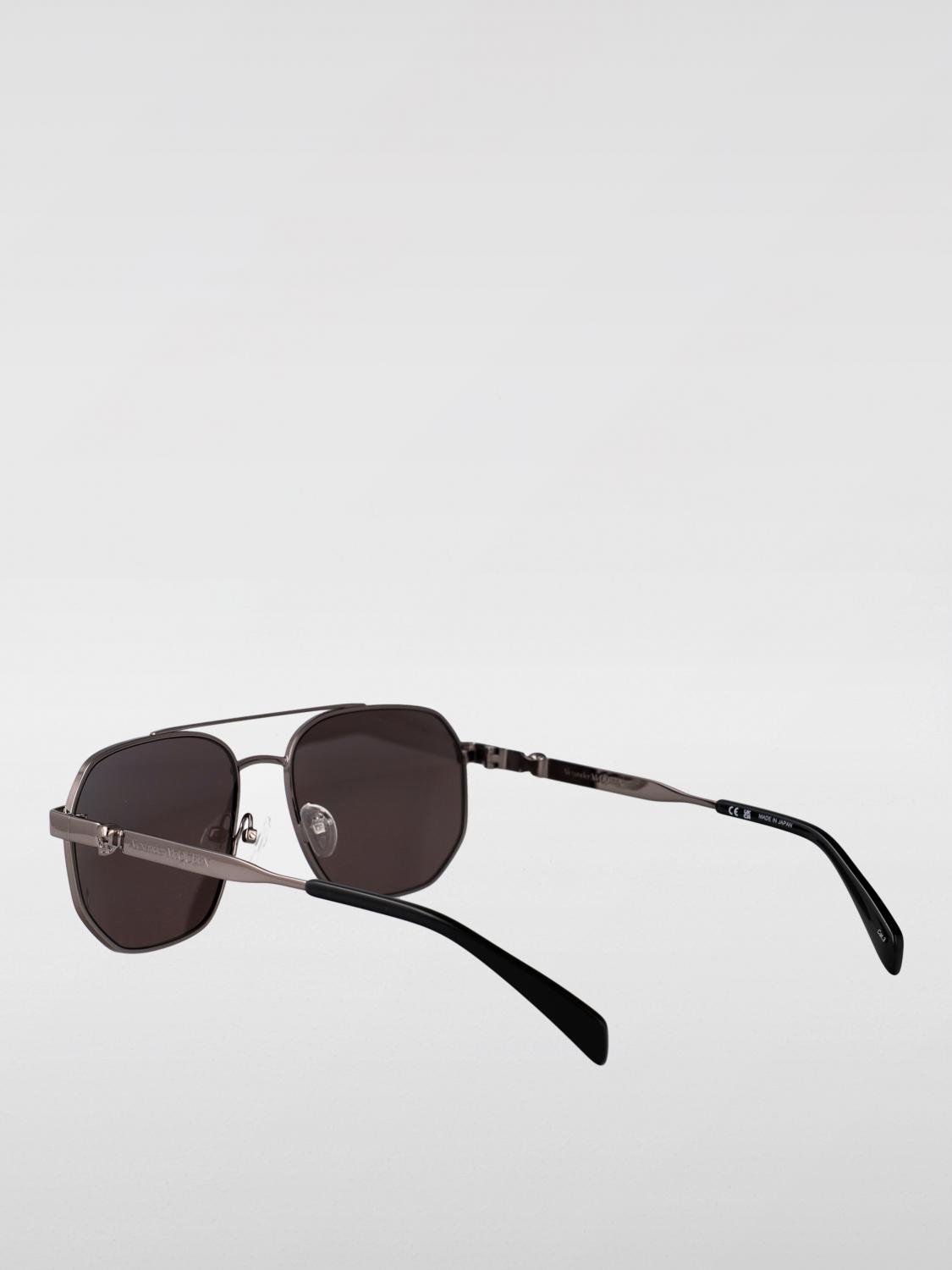 MCQUEEN サングラス: McQueen AM0458S メタルサングラス, グレー - Img 3