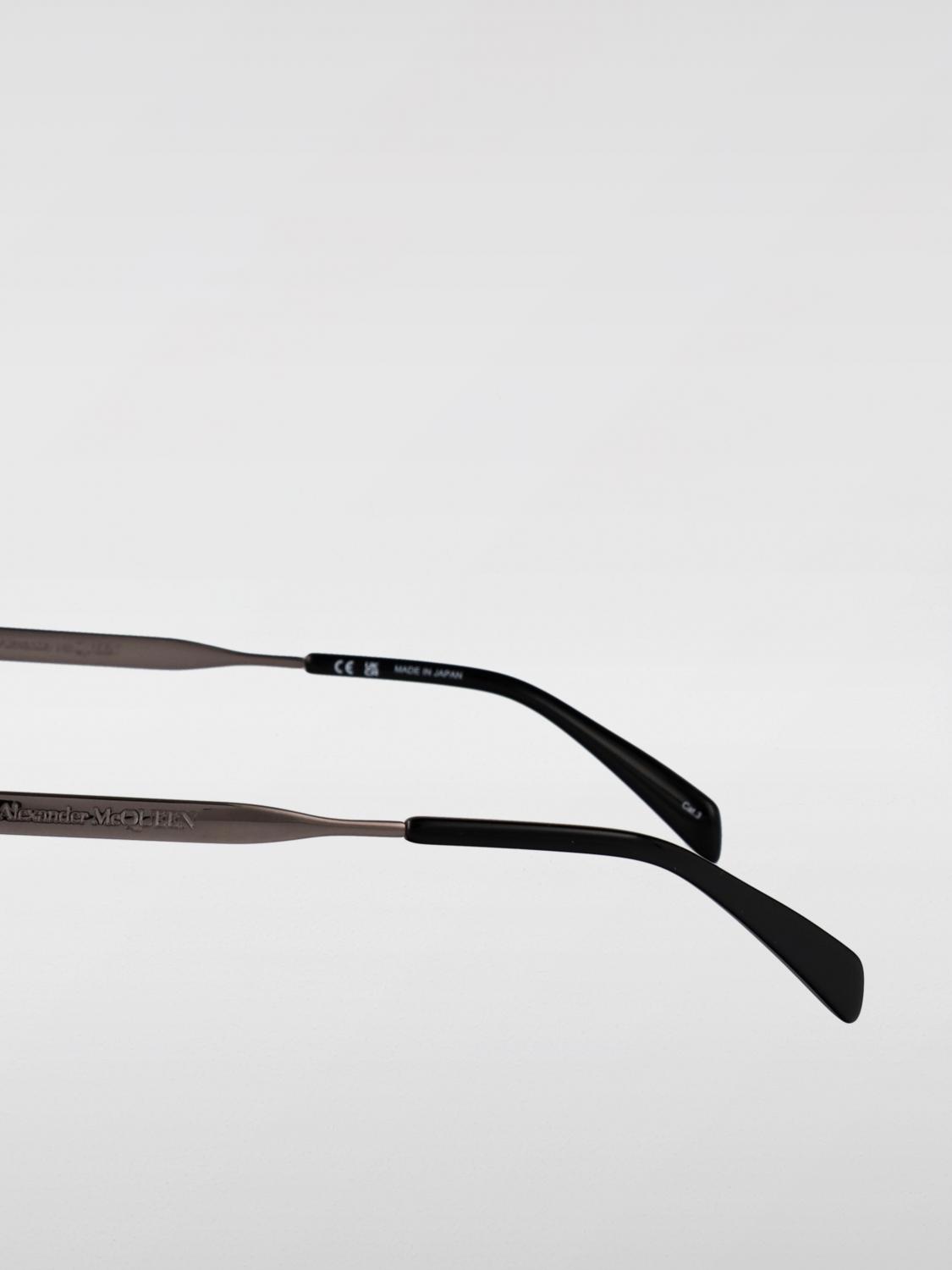 MCQUEEN サングラス: McQueen AM0458S メタルサングラス, グレー - Img 4