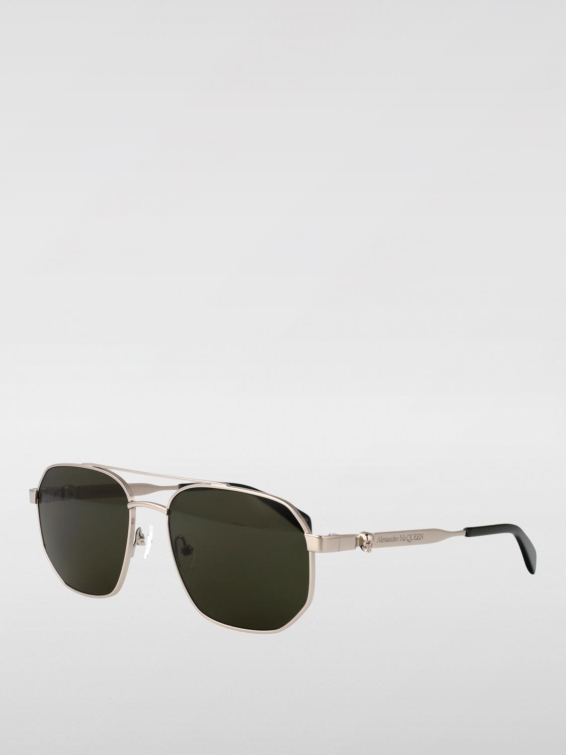 MCQUEEN 선글라스: McQueen AM0458S 메탈 선글라스, 실버 - Img 1