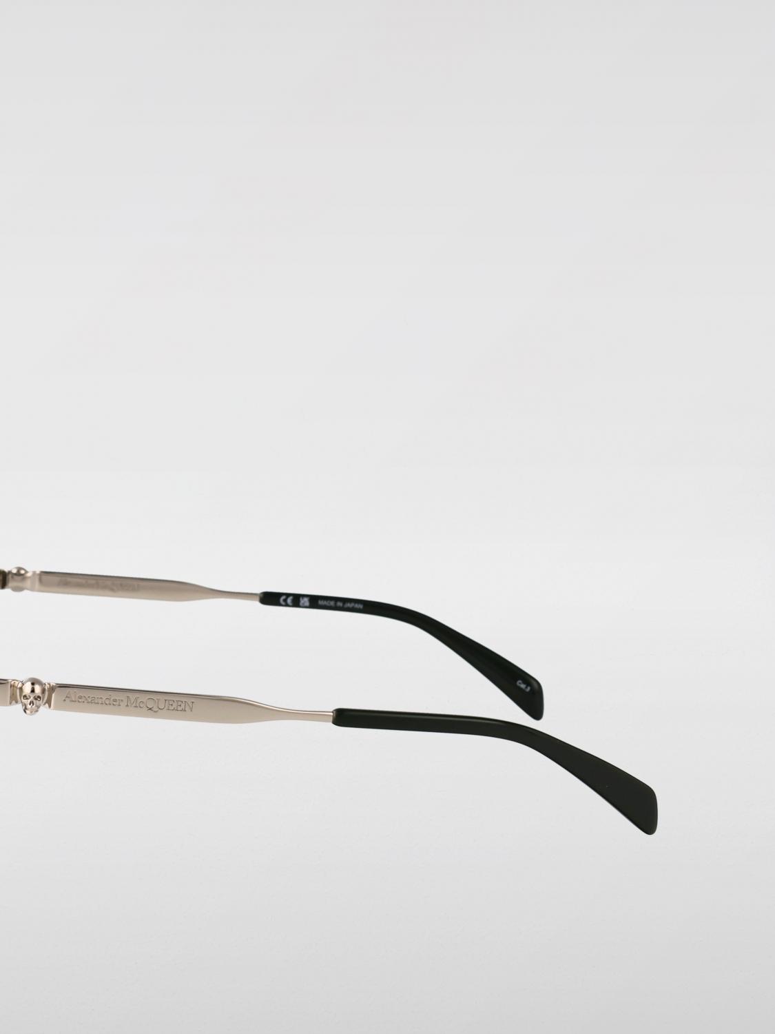 MCQUEEN 선글라스: McQueen AM0458S 메탈 선글라스, 실버 - Img 4
