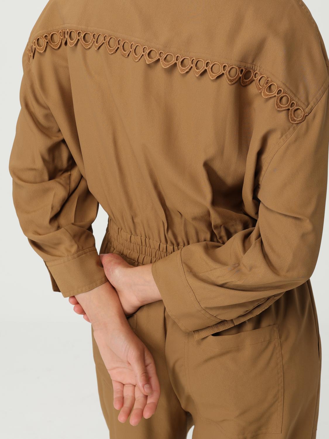 ACTITUDE TWINSET MONO: Mono pieza mujer Actitude Twinset, Marrón - Img 3