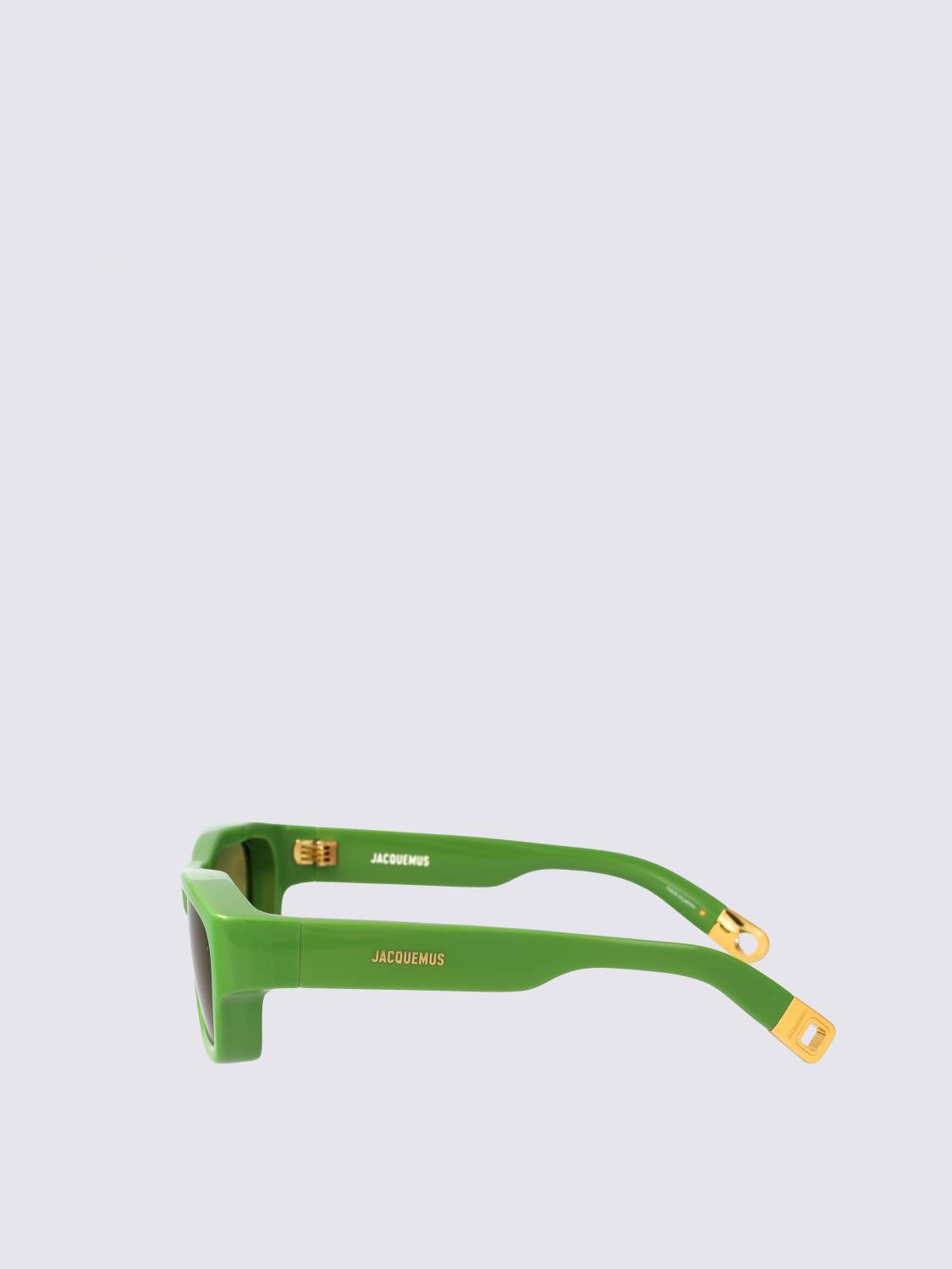 JACQUEMUS LUNETTES DE SOLEIL: Lunettes de soleil homme Jacquemus, Vert - Img 4