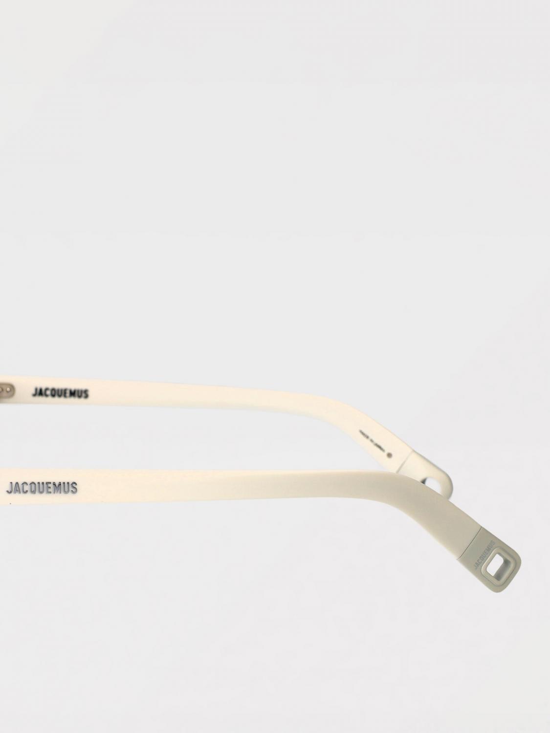 JACQUEMUS SUNGLASSES: Sunglasses men Jacquemus, White - Img 4