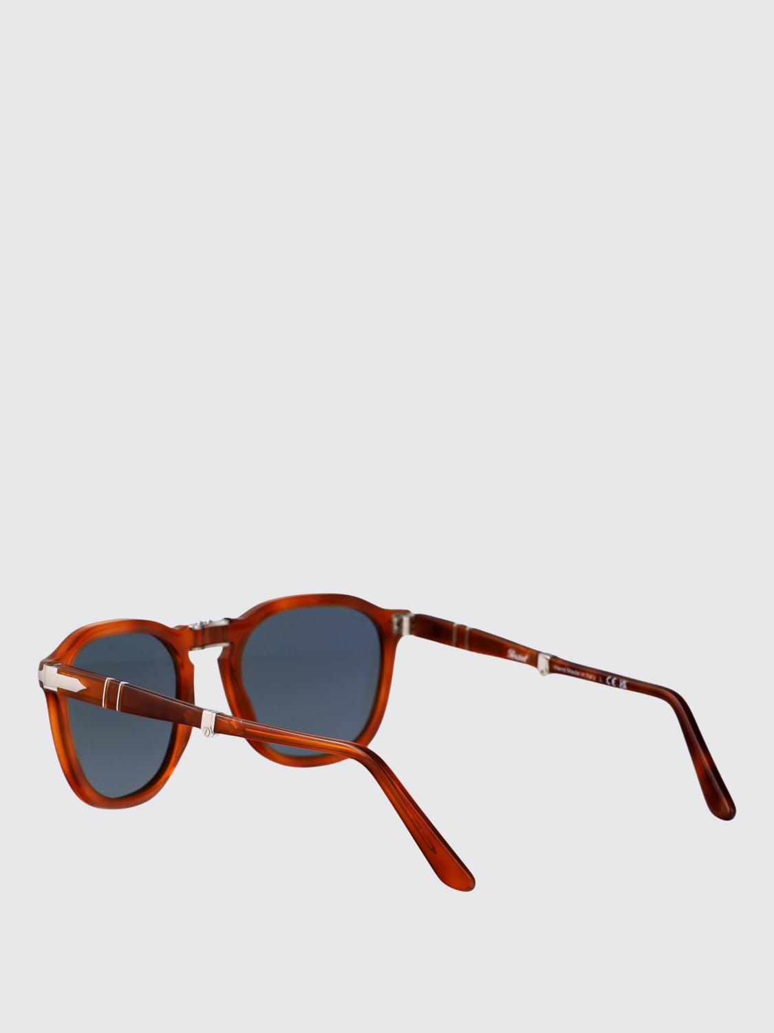 PERSOL OCCHIALI DA SOLE: Occhiali da sole in acetato Persol, Marrone - Img 3