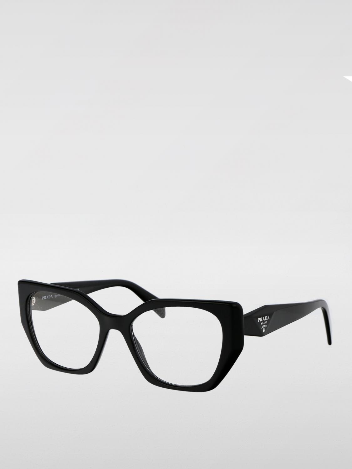PRADA メガネフレーム: Prada アセテート製眼鏡, ブラック - Img 1
