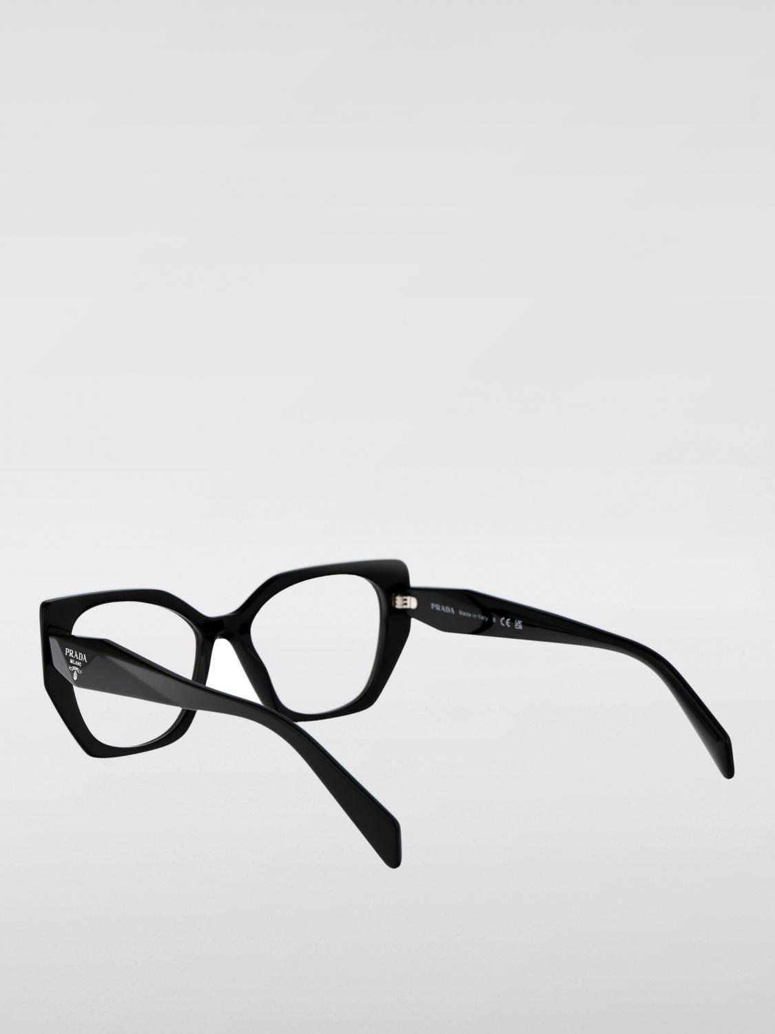 PRADA メガネフレーム: Prada アセテート製眼鏡, ブラック - Img 4