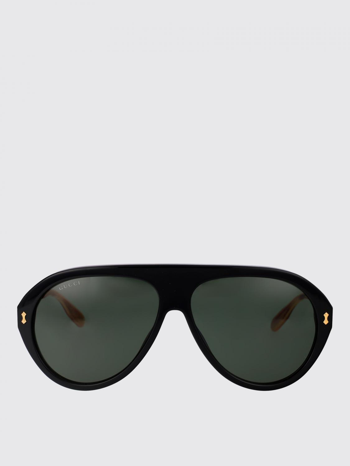 GUCCI SUNGLASSES: Sunglasses men Gucci, Black - Img 2