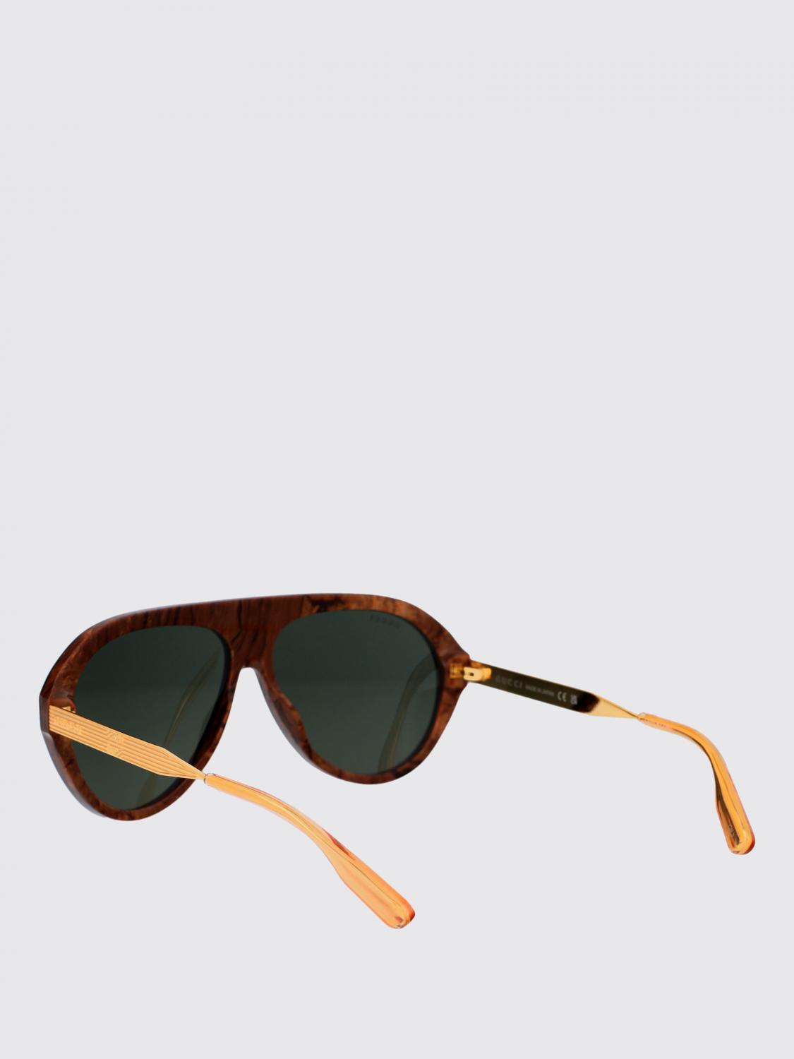 GUCCI SUNGLASSES: Sunglasses men Gucci, Black - Img 3