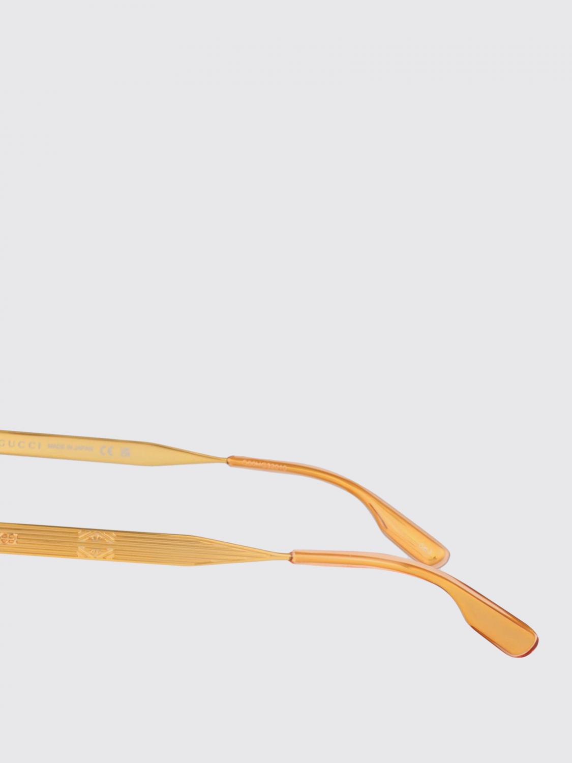 GUCCI SUNGLASSES: Sunglasses men Gucci, Gold - Img 4