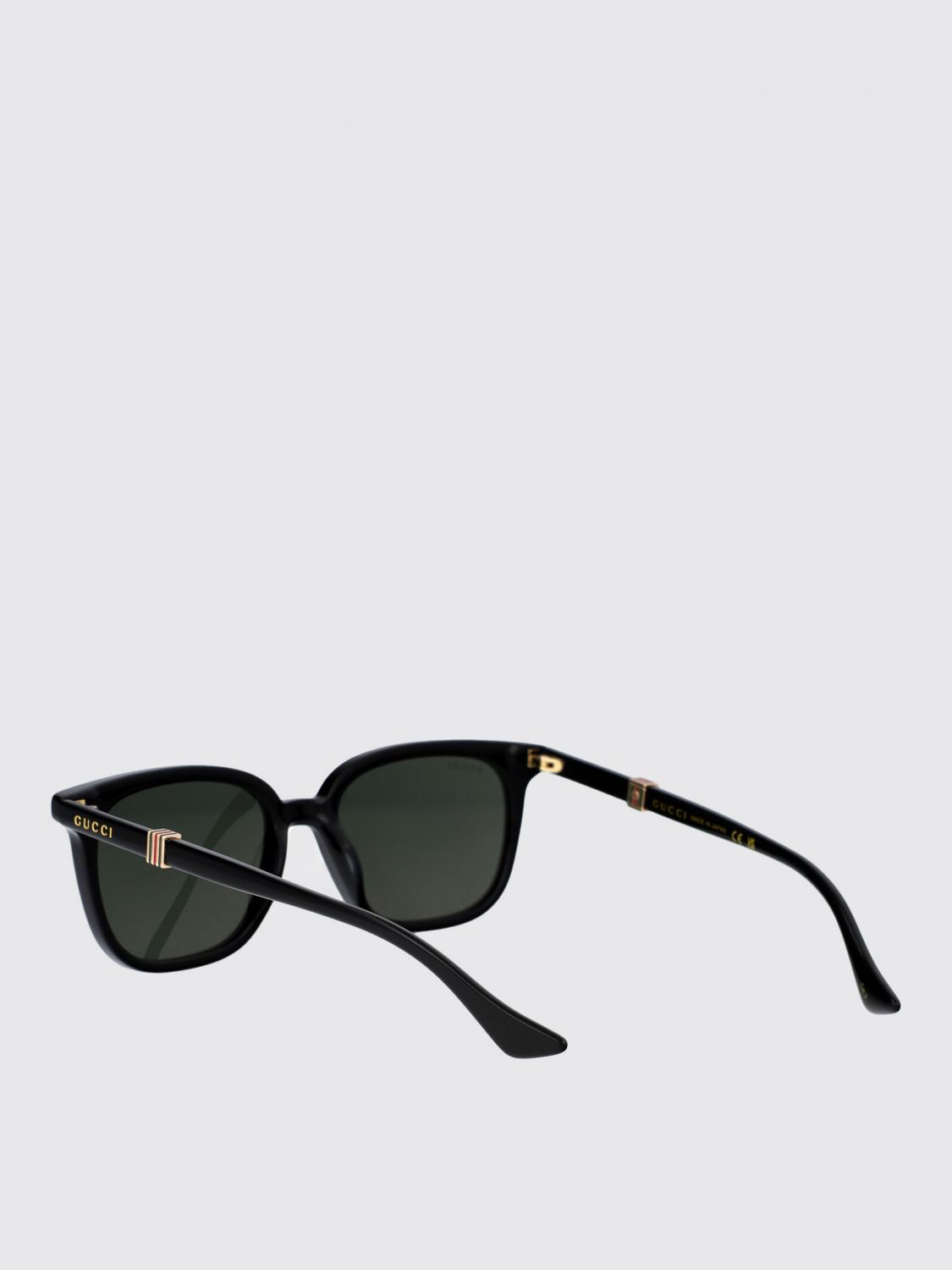 GUCCI OCCHIALI DA SOLE: Occhiali da sole GG1493S Gucci in acetato , Nero - Img 3