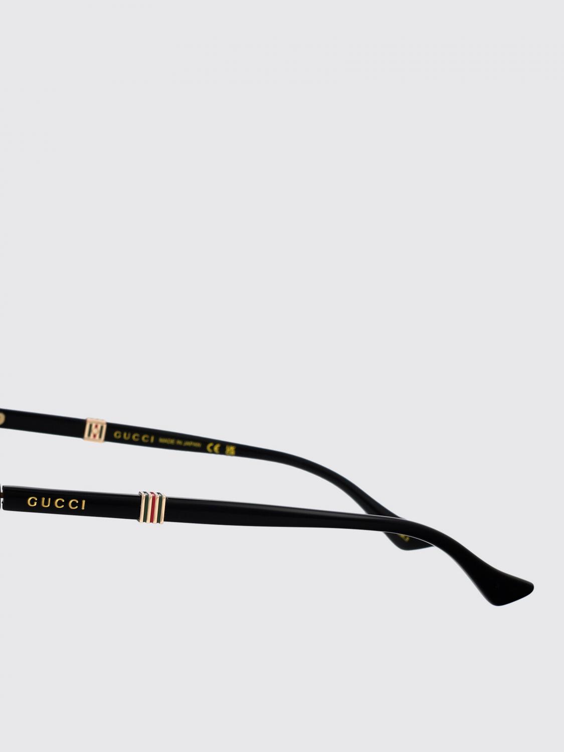 GUCCI OCCHIALI DA SOLE: Occhiali da sole GG1493S Gucci in acetato , Nero - Img 4