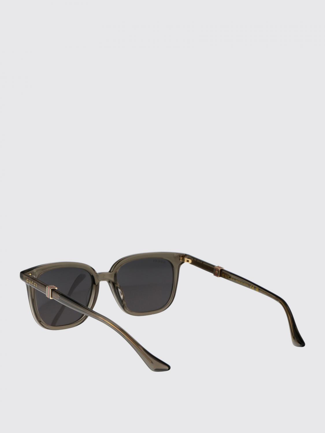 GUCCI SUNGLASSES: Sunglasses men Gucci, Brown - Img 3