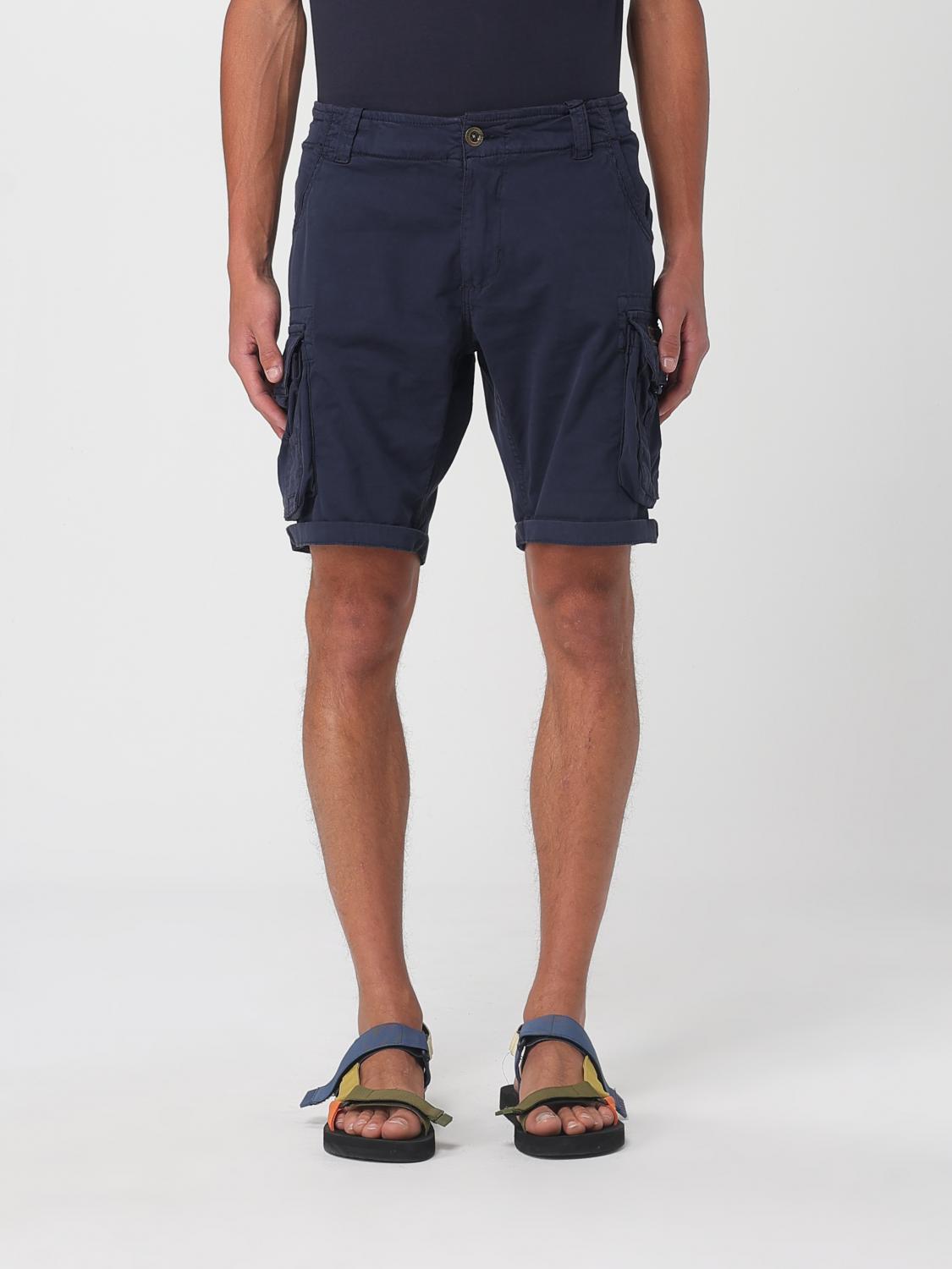 ALPHA INDUSTRIES SHORTS: Short men Alpha Industries, Blue - Img 1