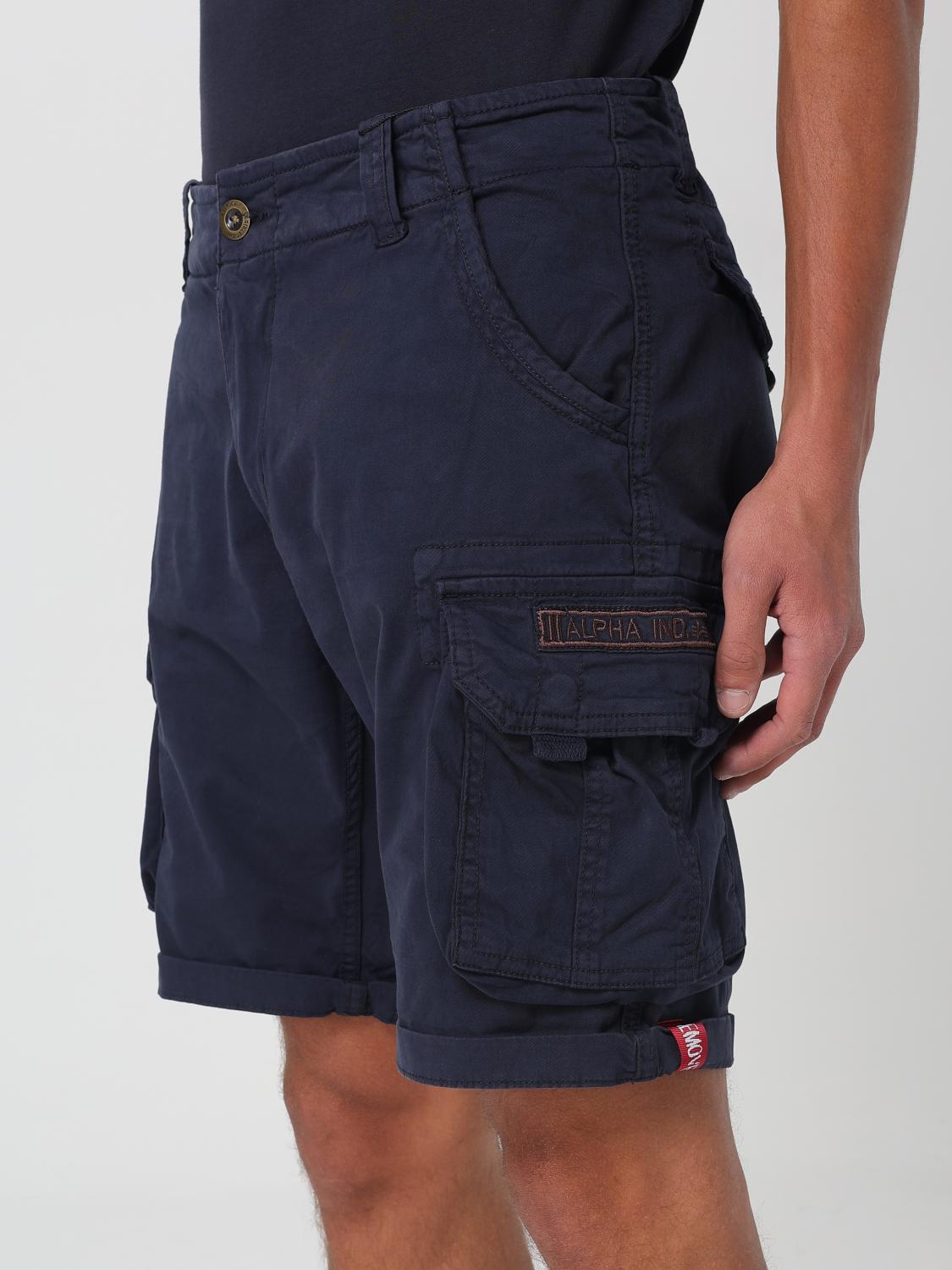 ALPHA INDUSTRIES SHORTS: Short men Alpha Industries, Blue - Img 3