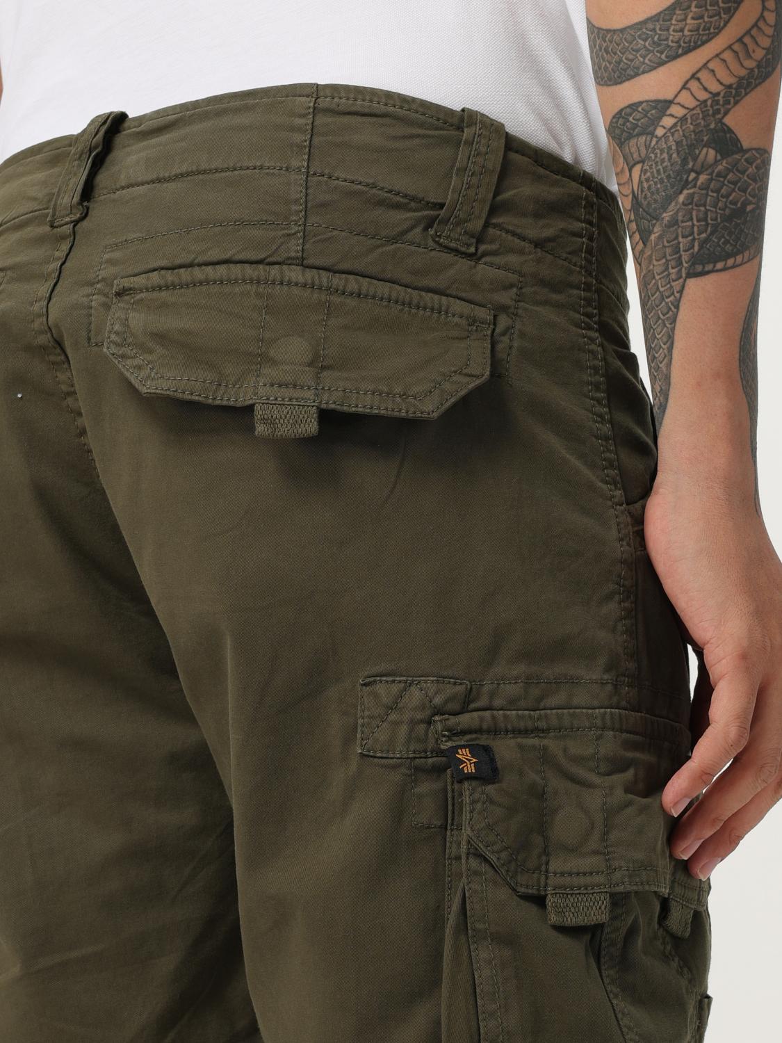 ALPHA INDUSTRIES PANTALONES CORTOS: Pantalones cortos hombre Alpha Industries, Verde - Img 3