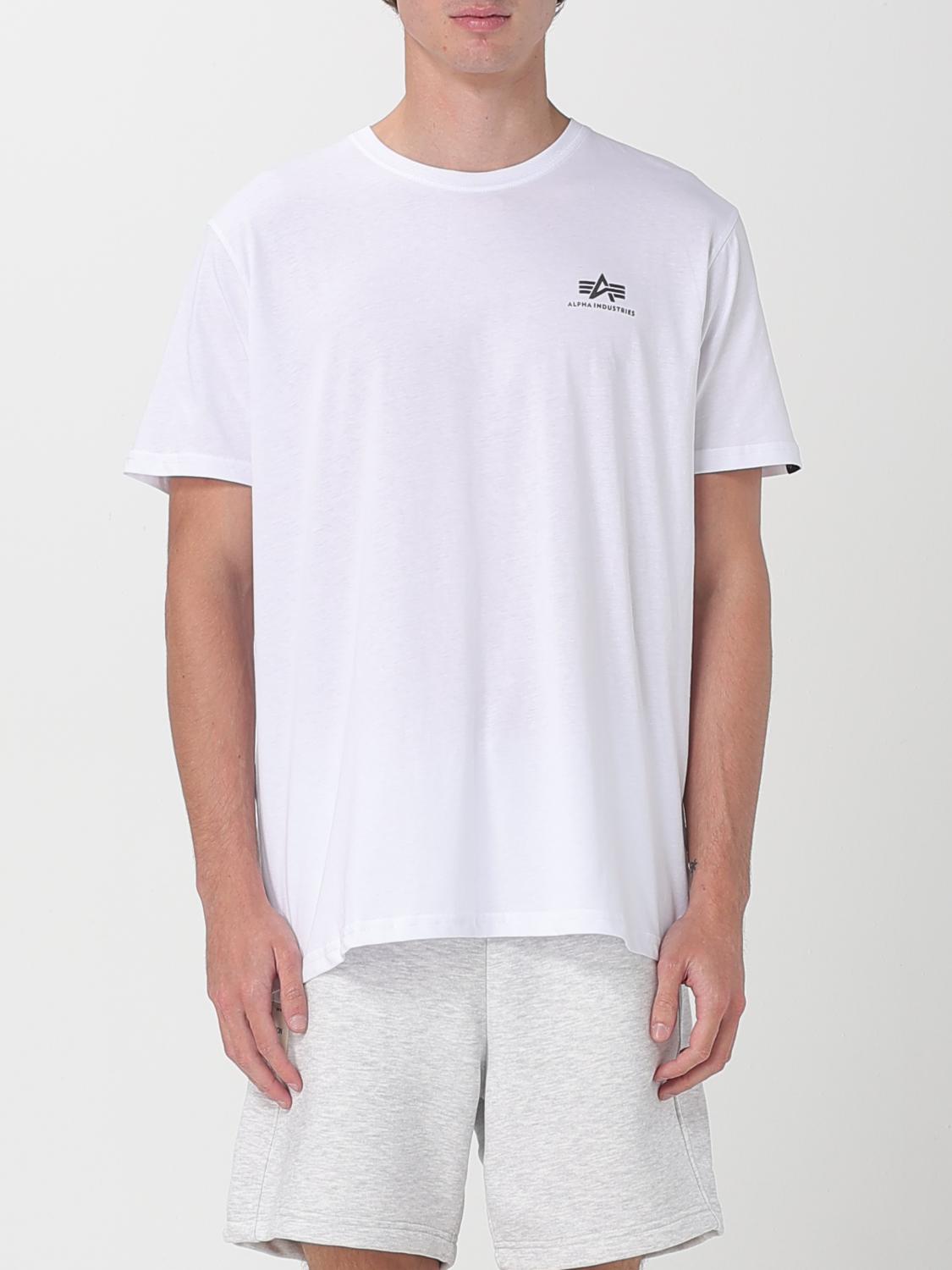 ALPHA INDUSTRIES 티셔츠: 티셔츠 남성 Alpha Industries, 화이트 - Img 1