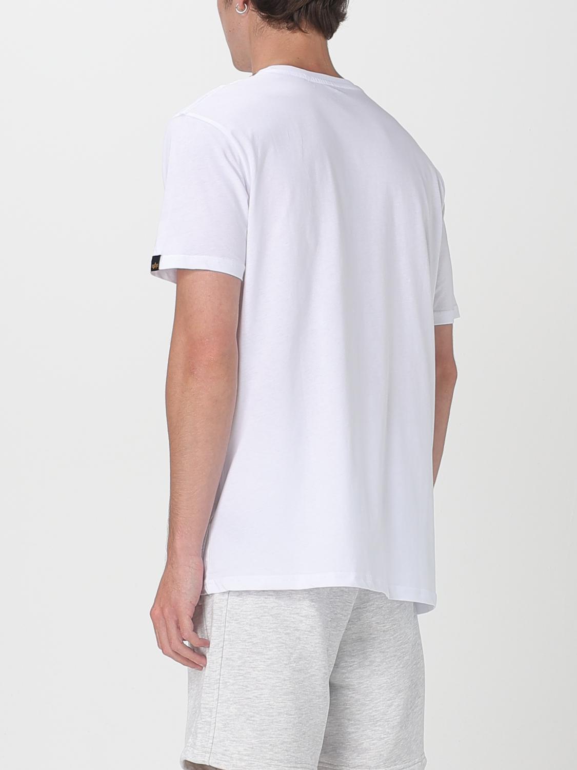 ALPHA INDUSTRIES 티셔츠: 티셔츠 남성 Alpha Industries, 화이트 - Img 2