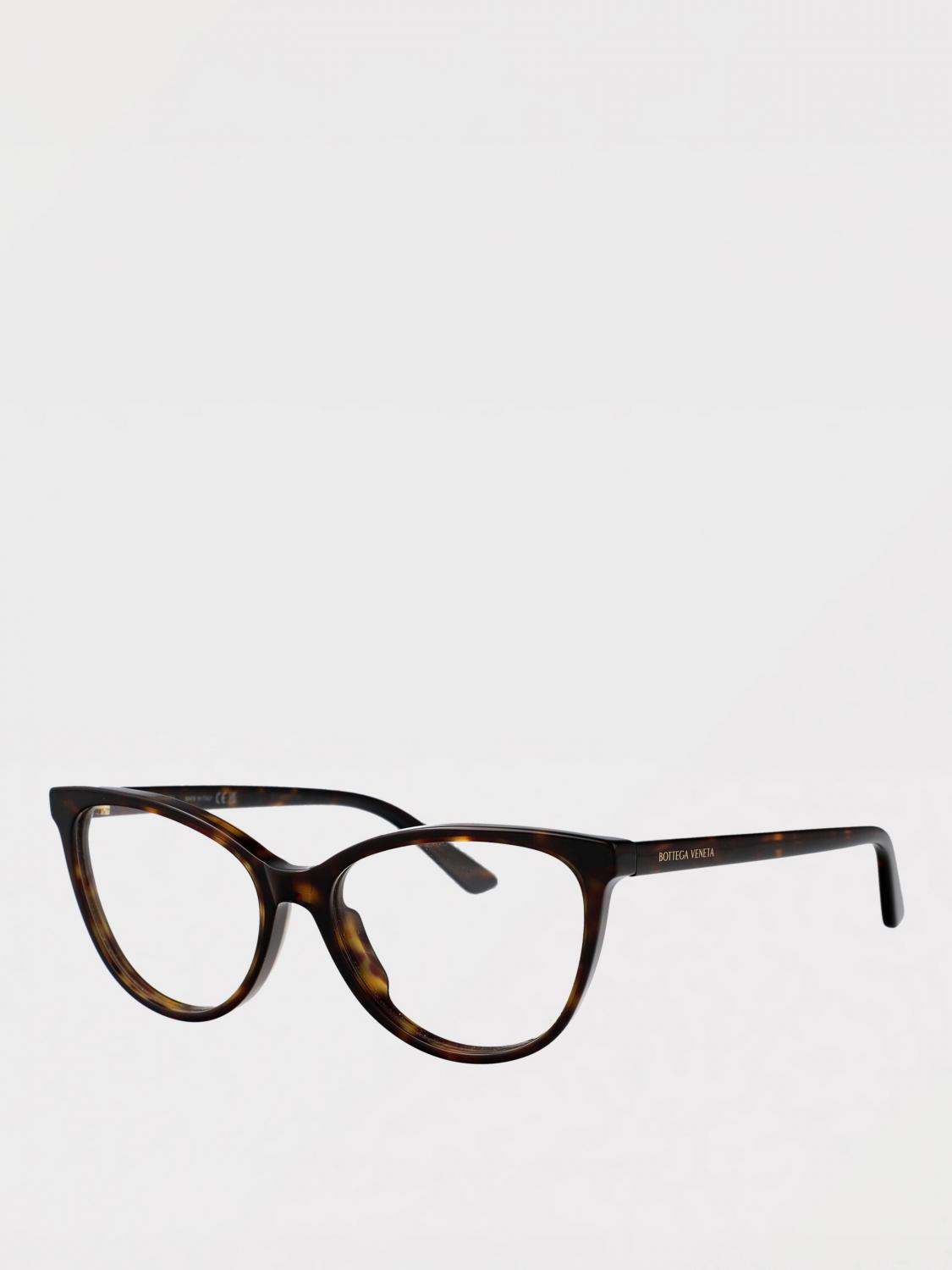 BOTTEGA VENETA BRILLEN: Brille Bottega Veneta aus Acetat, Braun - Img 1