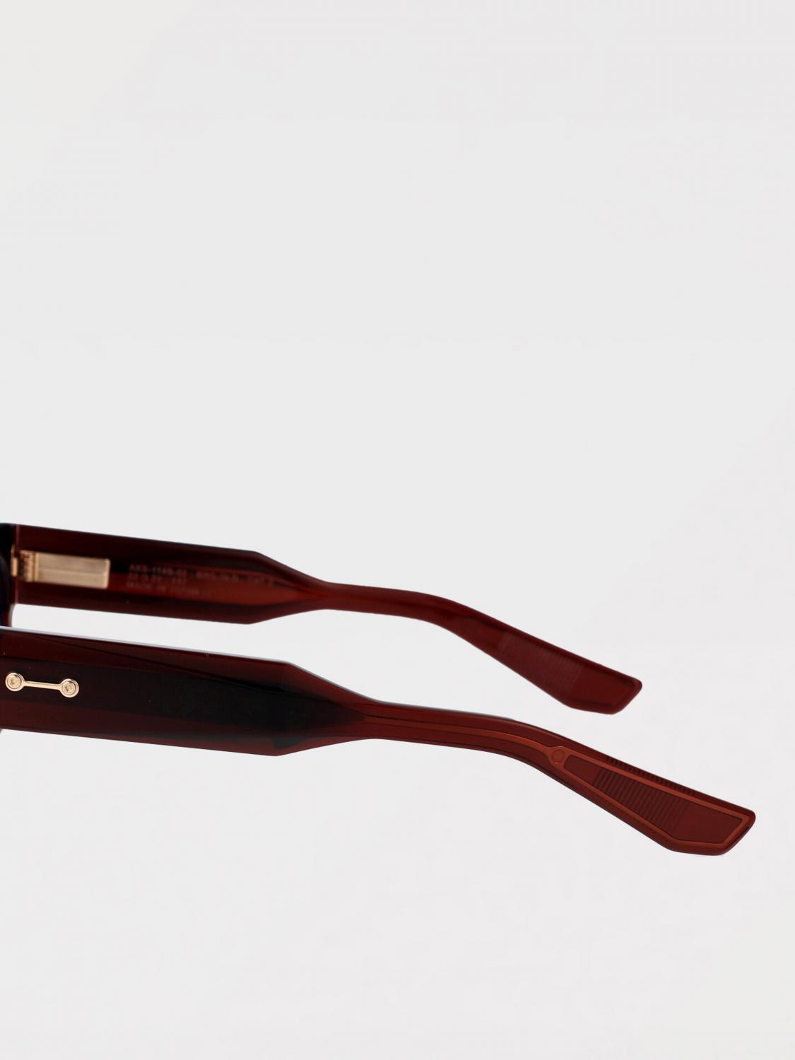 AKONI OCCHIALI DA SOLE: Occhiali da sole in acetato Crystal Burgundy Akoni, Bordeaux - Img 3