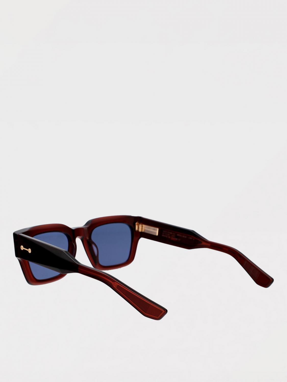 AKONI OCCHIALI DA SOLE: Occhiali da sole in acetato Crystal Burgundy Akoni, Bordeaux - Img 4