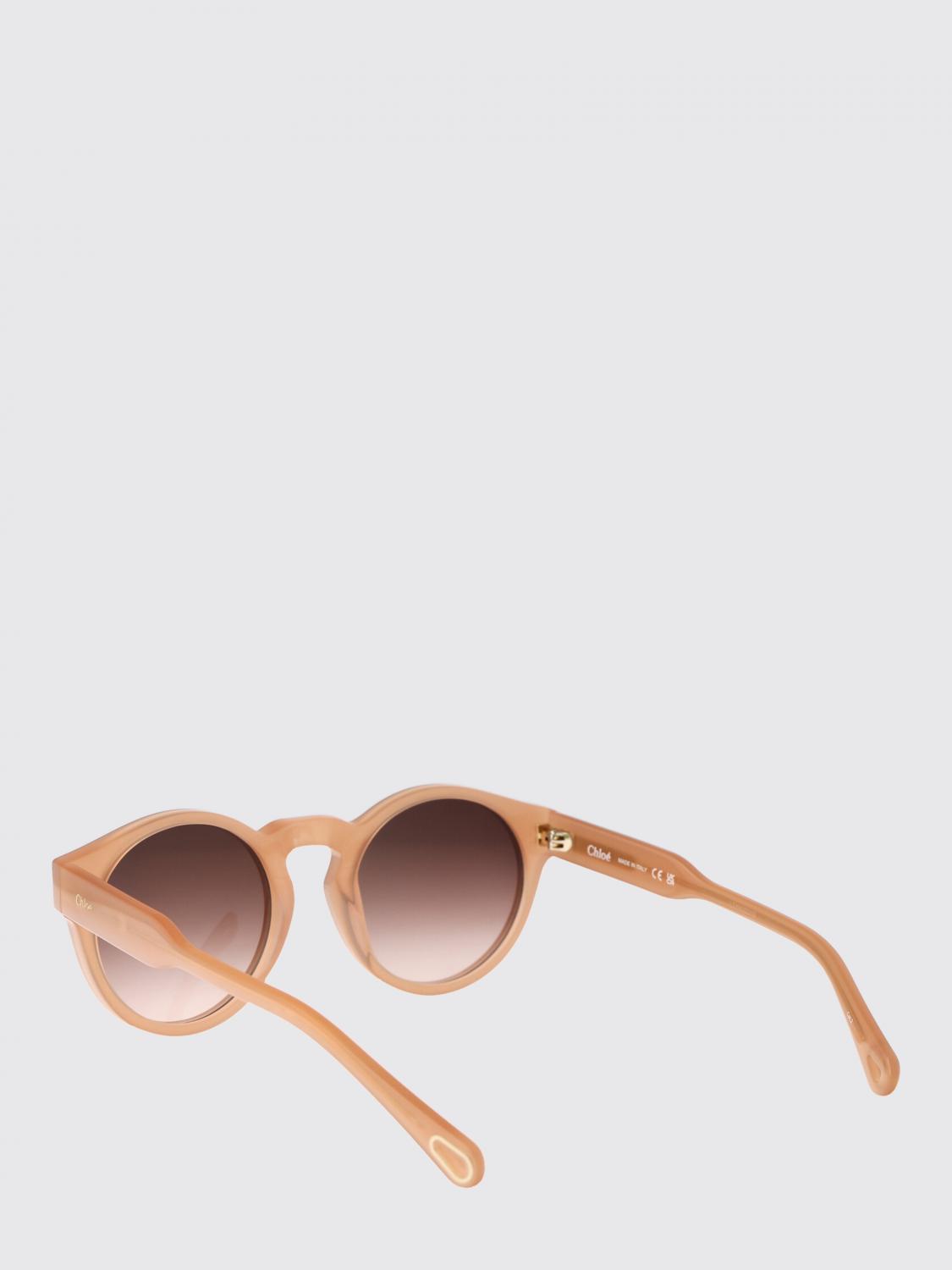 CHLOÉ OCCHIALI DA SOLE: Occhiali da sole CH0158S Chloè in acetato , Nudo - Img 3