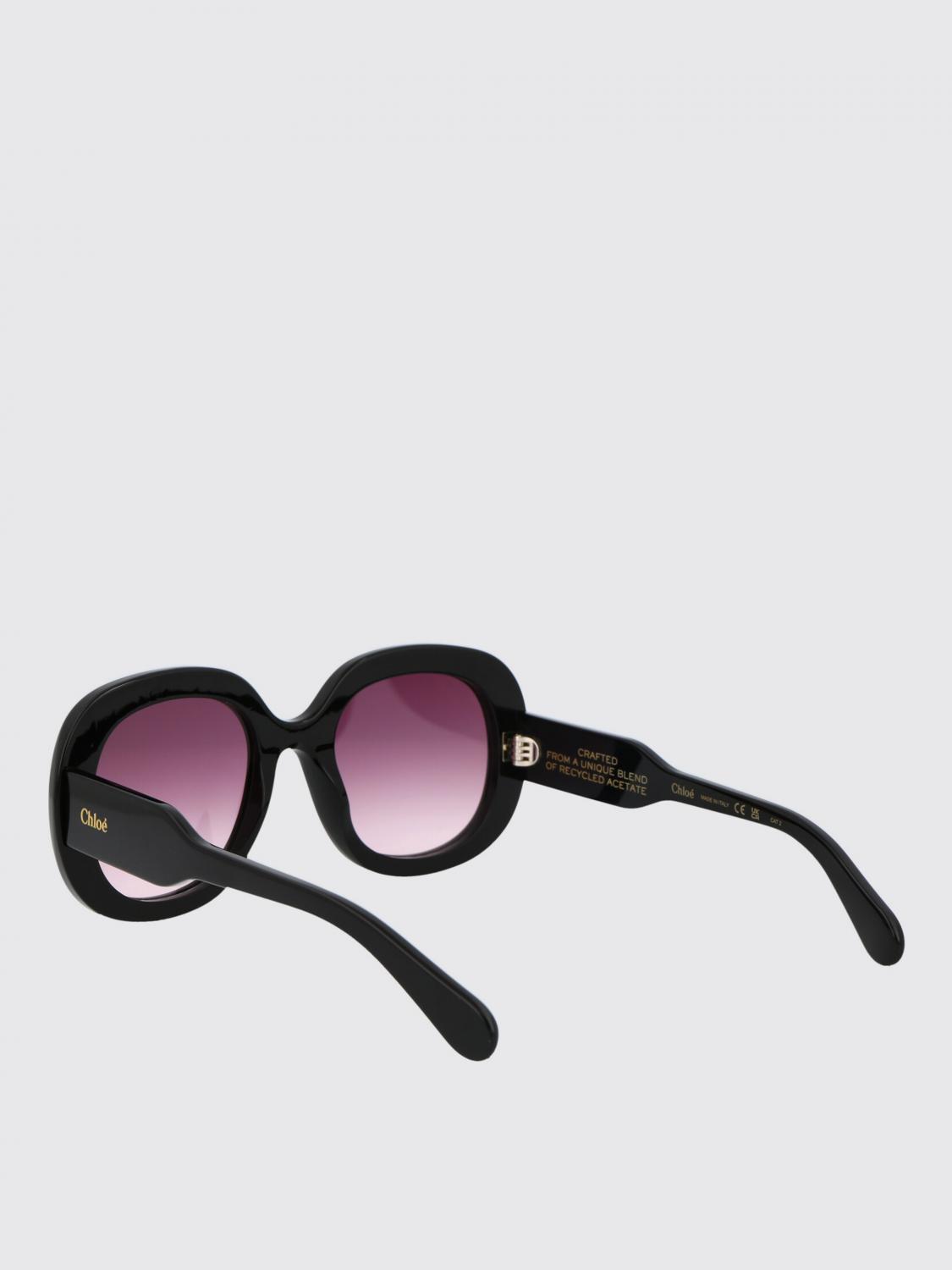 CHLOÉ サングラス: サングラス レディース ChloÉ, ブラック - Img 4