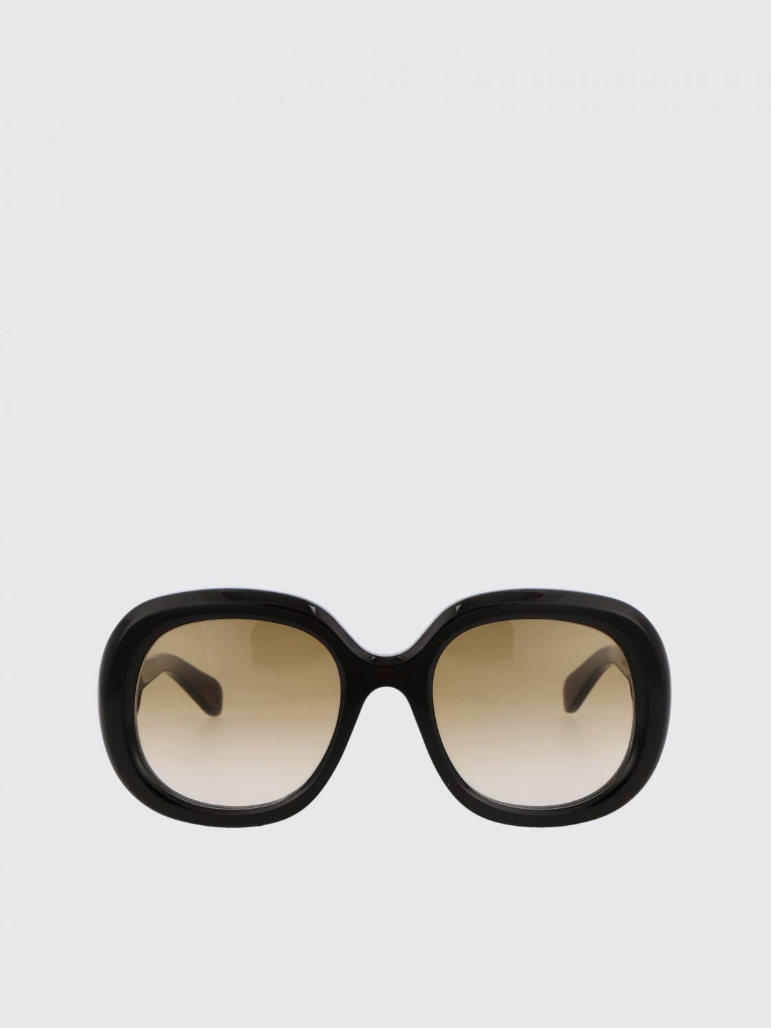CHLOÉ OCCHIALI DA SOLE: Occhiali da sole CH0153S Chloè in acetato , Marrone - Img 2