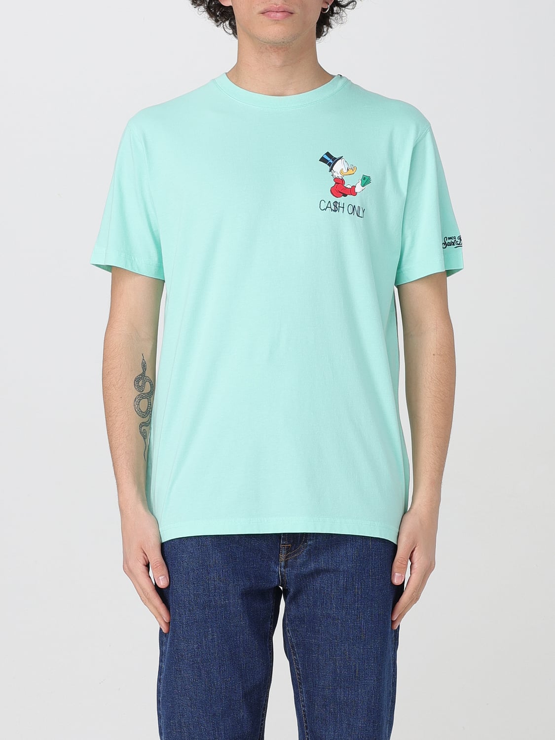 MC2 SAINT BARTH CAMISETA: Camiseta hombre Mc2 Saint Barth, Musgo - Img 1