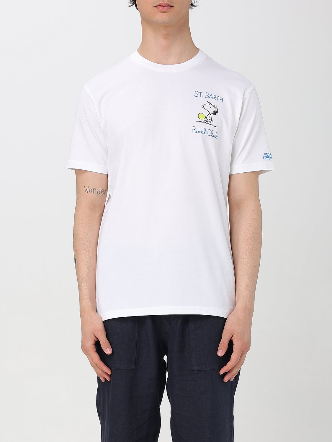 MC2 SAINT BARTH CAMISETA: Camiseta hombre Mc2 Saint Barth, Crema - Img 1