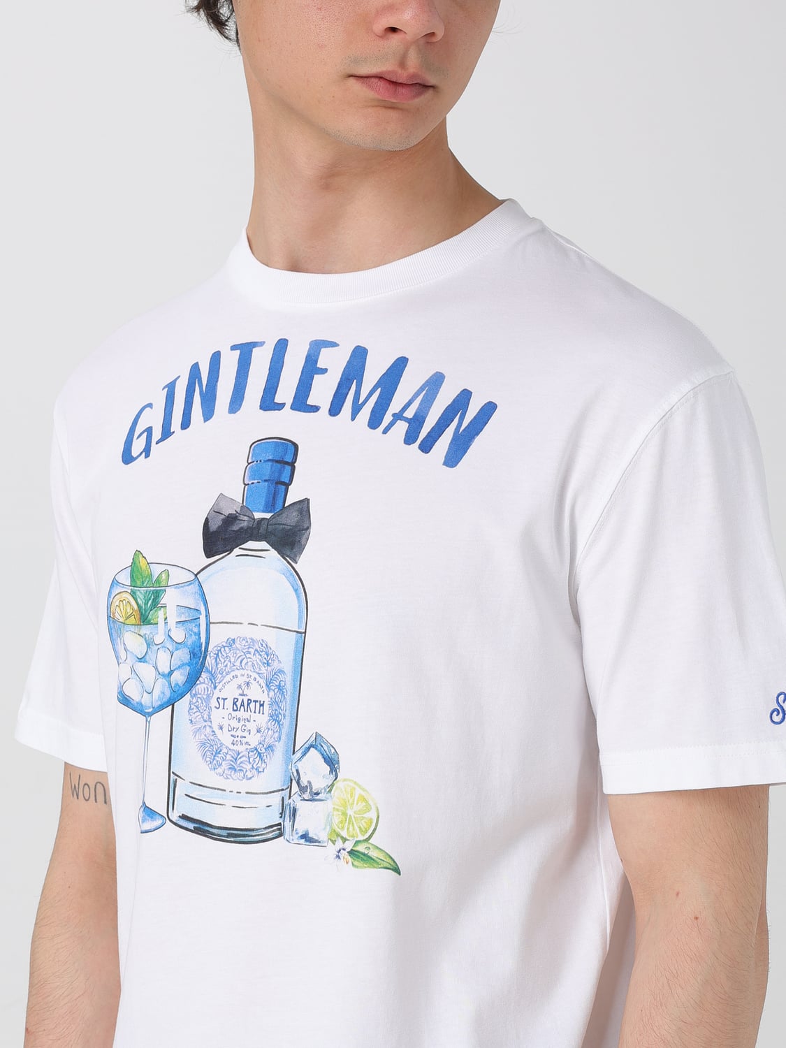 MC2 SAINT BARTH CAMISETA: Camiseta hombre Mc2 Saint Barth, Nata - Img 3