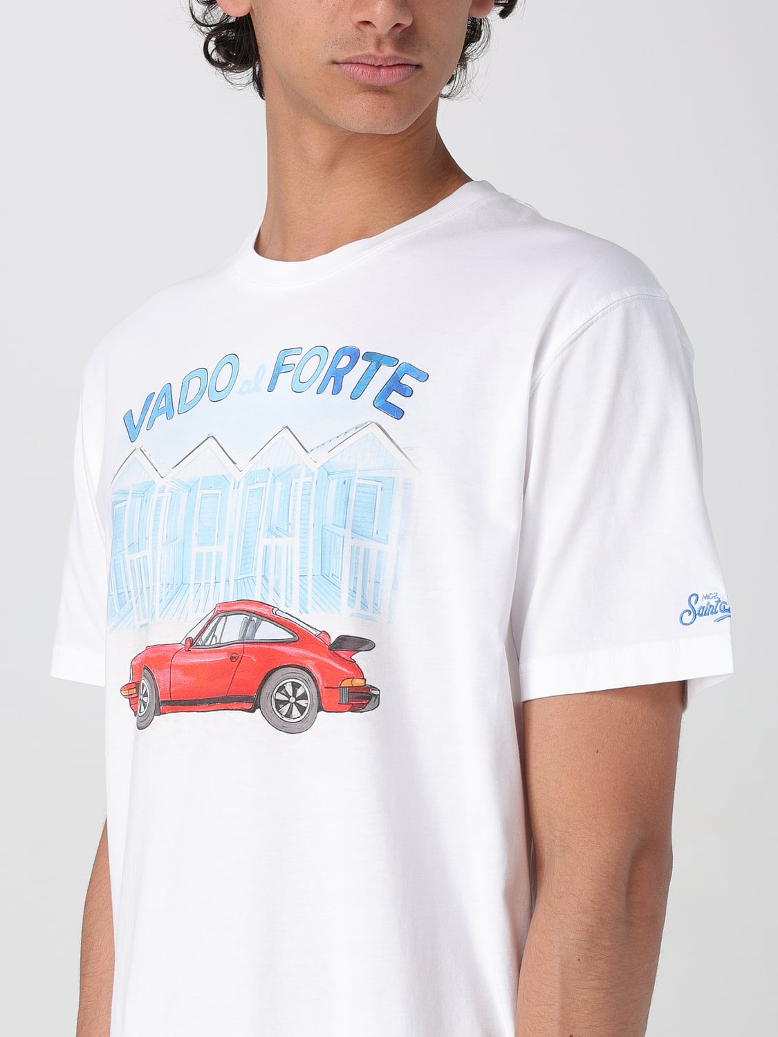 MC2 SAINT BARTH CAMISETA: Camiseta hombre Mc2 Saint Barth, Blanco 1 - Img 3
