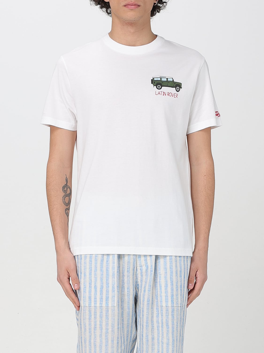 MC2 SAINT BARTH CAMISETA: Camiseta hombre Mc2 Saint Barth, Blanco 2 - Img 1