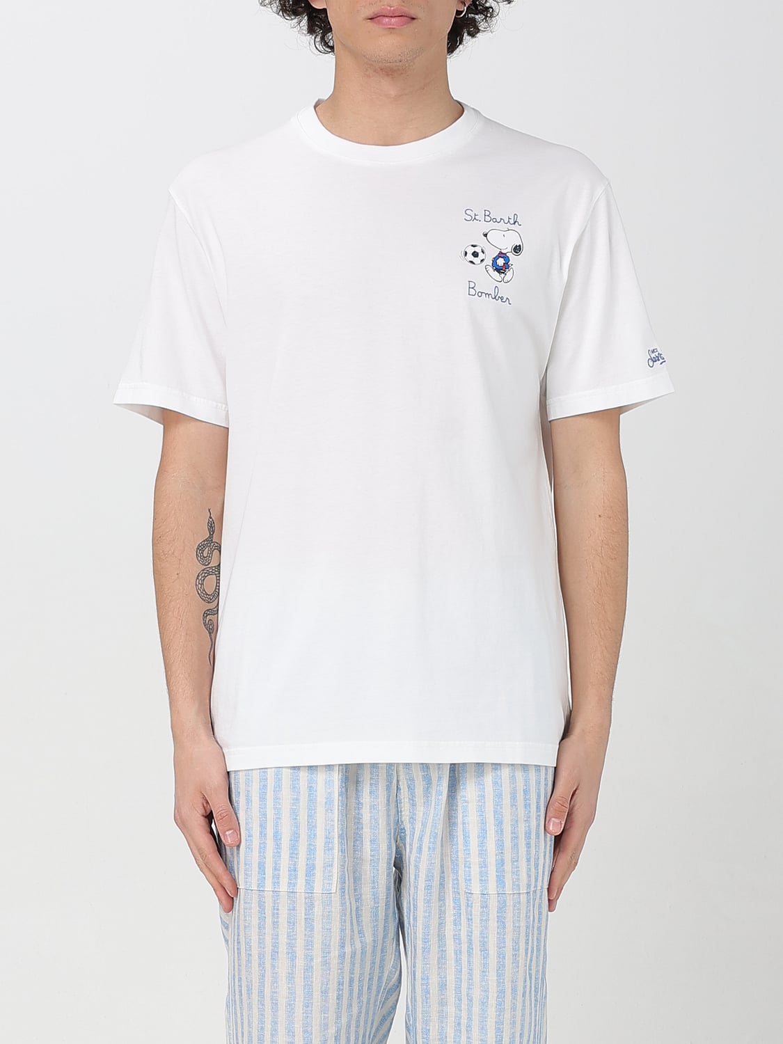 MC2 SAINT BARTH CAMISETA: Camiseta hombre Mc2 Saint Barth, Bianco 3 - Img 1