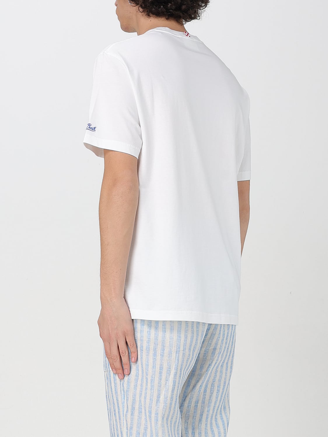 MC2 SAINT BARTH CAMISETA: Camiseta hombre Mc2 Saint Barth, Bianco 3 - Img 2