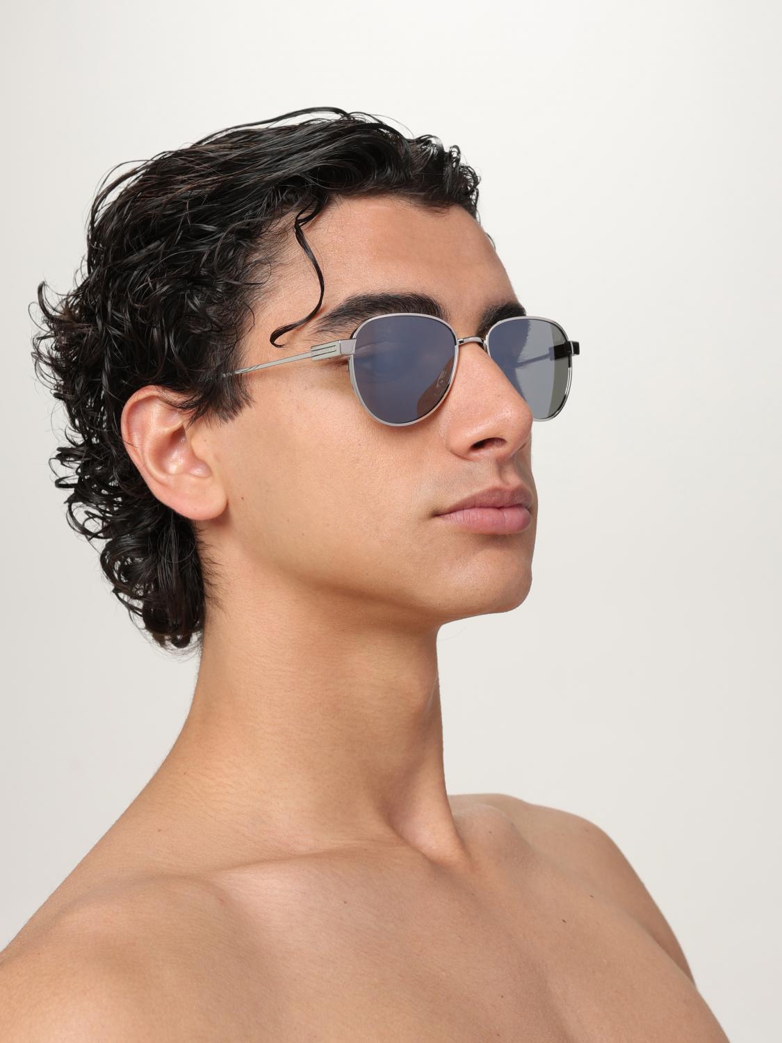 SAINT LAURENT サングラス: サングラス メンズ Saint Laurent, シルバー - Img 2