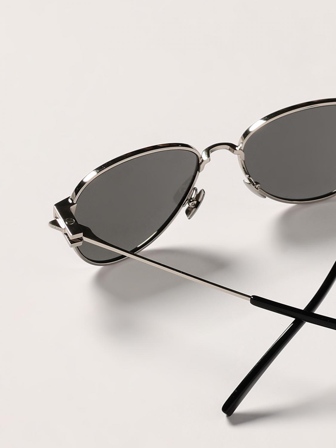 SAINT LAURENT サングラス: サングラス メンズ Saint Laurent, シルバー - Img 5