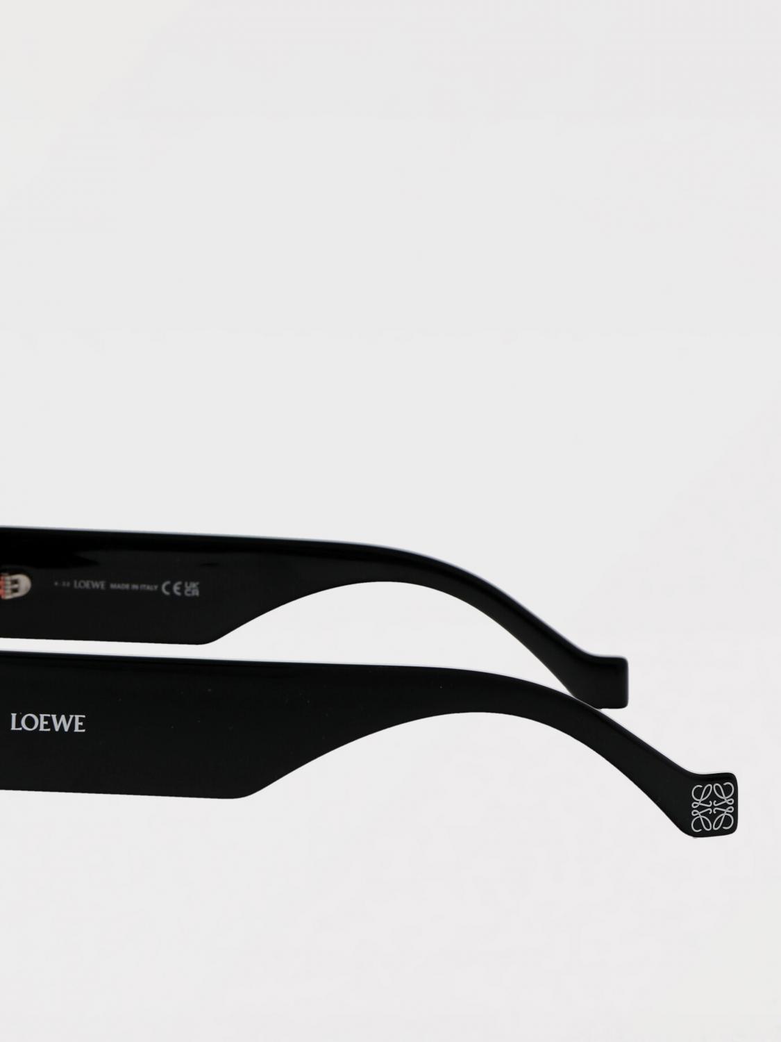 LOEWE 선글라스: 선글라스 남성 Loewe, 블랙 - Img 4