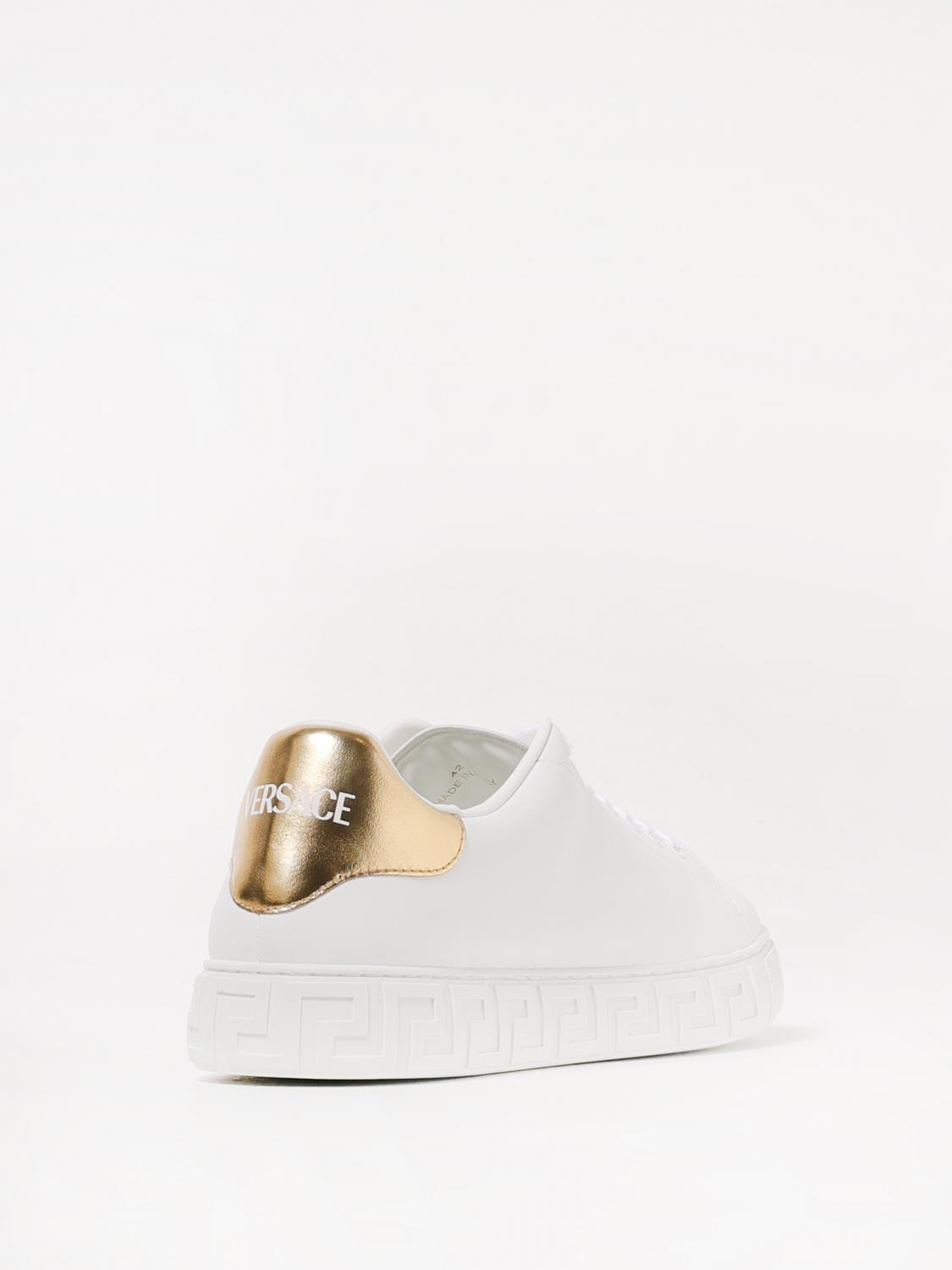 VERSACE BASKETS: Baskets homme Versace, Blanc - Img 3