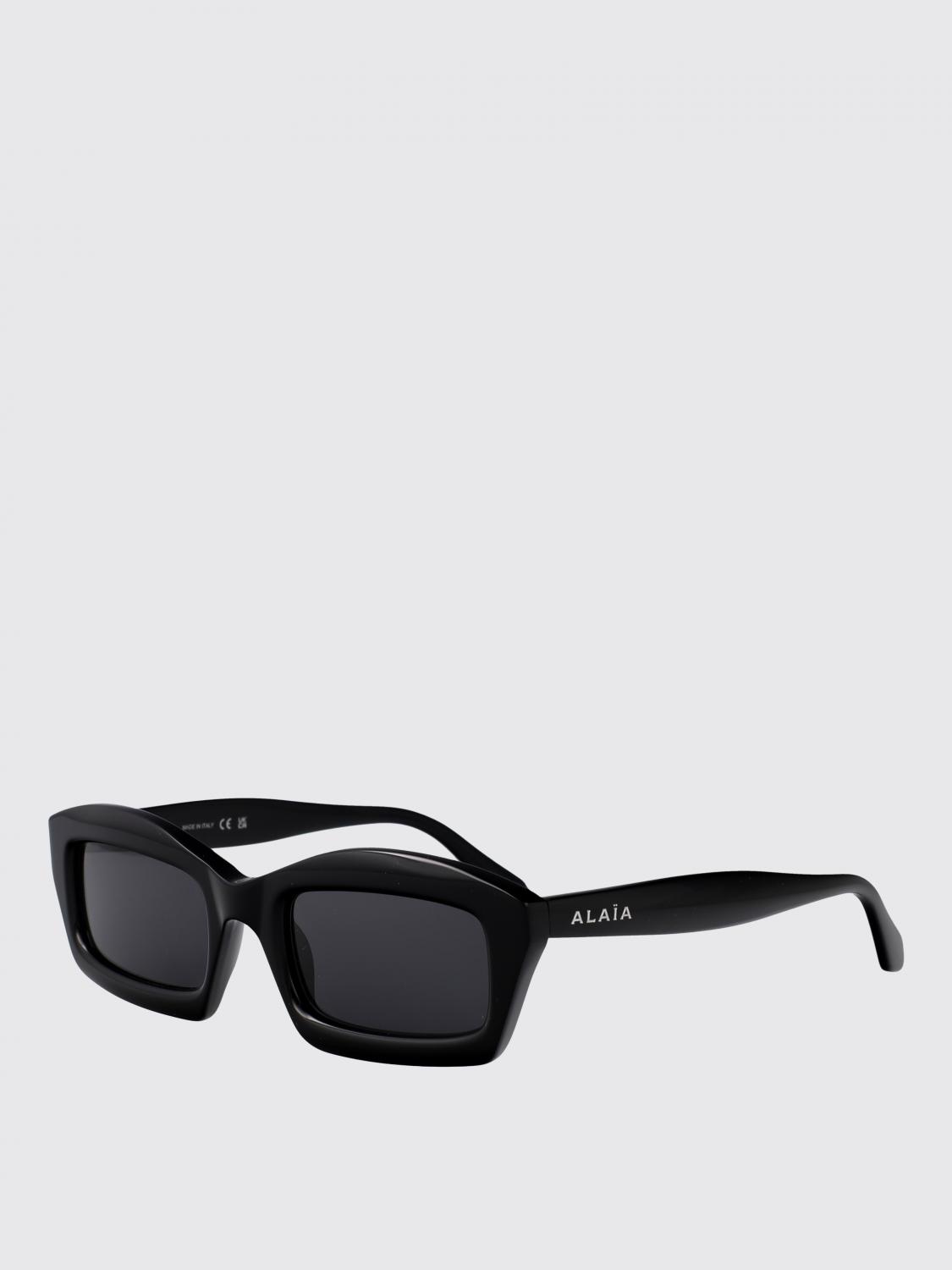 ALAÏA OCCHIALI DA SOLE: Occhiali da sole in acetato AlaÏa, Nero - Img 1