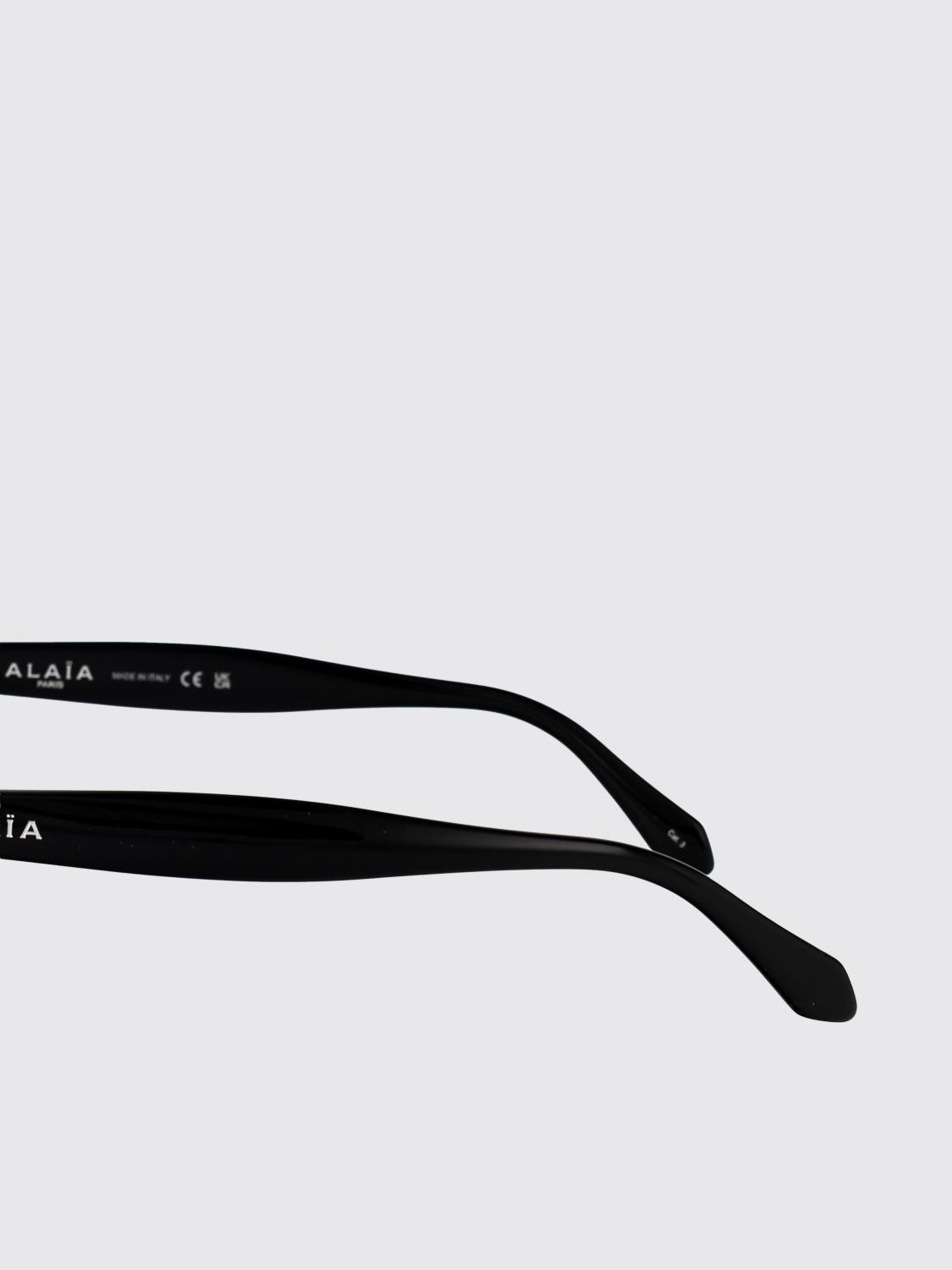 ALAÏA OCCHIALI DA SOLE: Occhiali da sole in acetato AlaÏa, Nero - Img 4