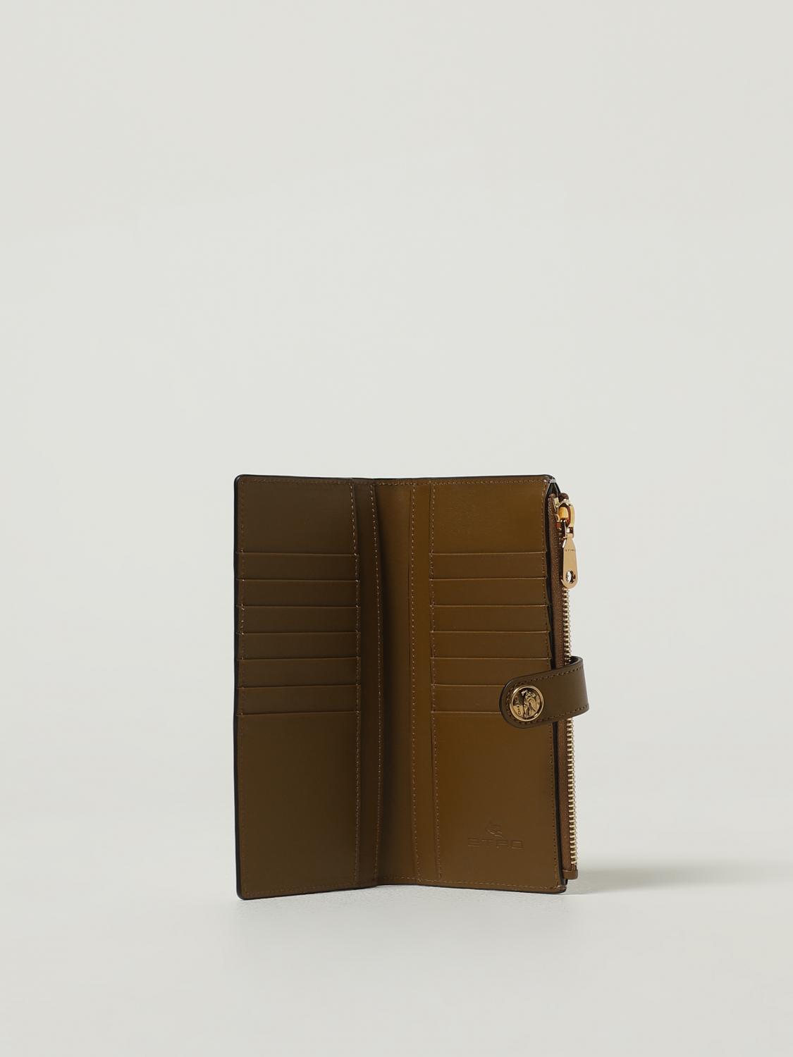 ETRO PORTAFOGLIO: Portafoglio continental in pelle Etro, Bianco - Img 2