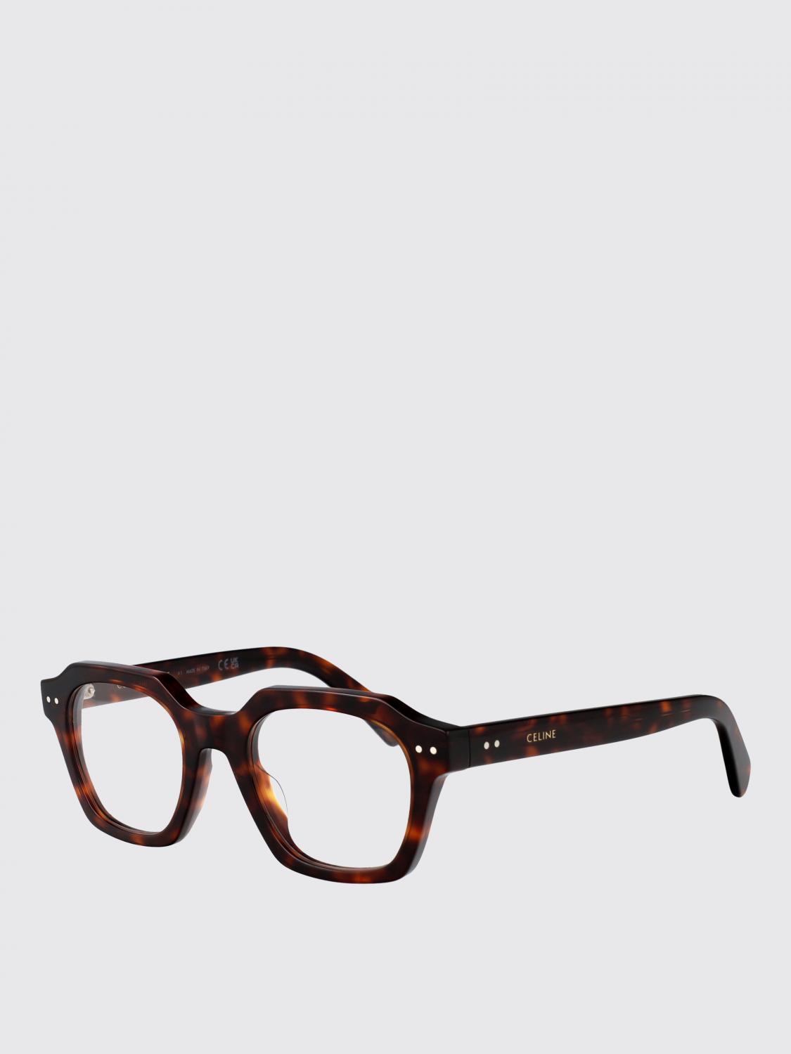 CELINE OCCHIALI DA VISTA: Occhiali da vista CL50128I Celine in acetato , Marrone - Img 1