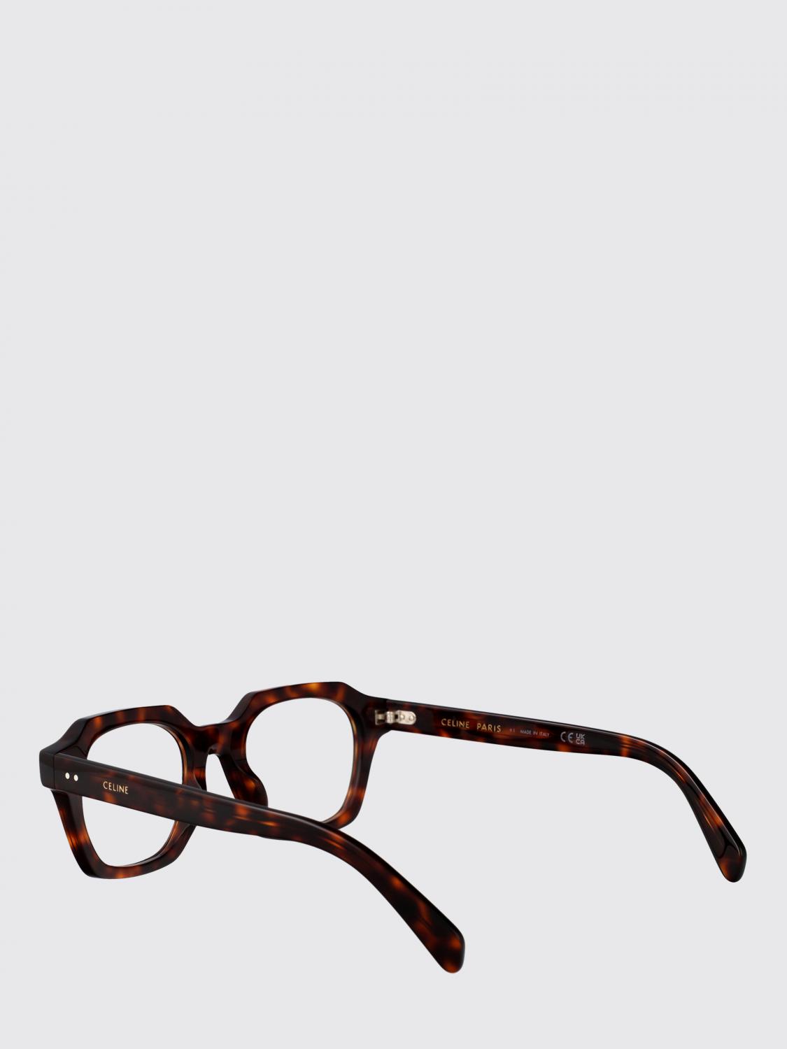 CELINE OCCHIALI DA VISTA: Occhiali da vista CL50128I Celine in acetato , Marrone - Img 3
