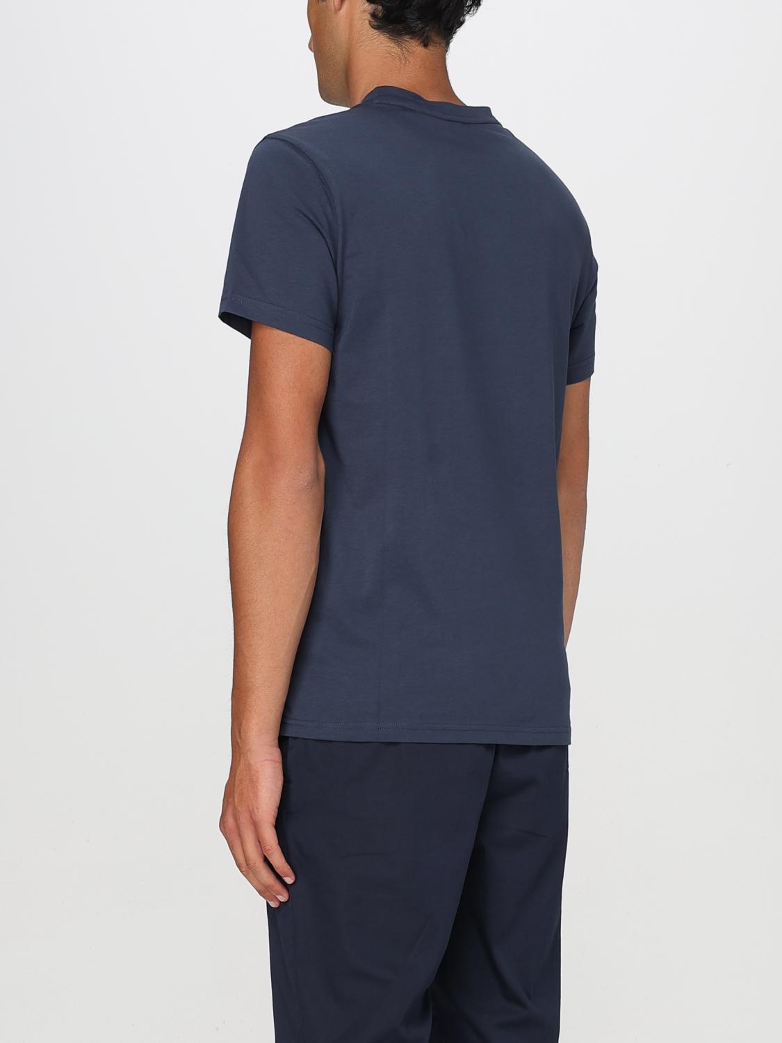 BOSS T-SHIRT: Boss Basic Baumwoll-T-Shirt mit Logo, Blau - Img 2