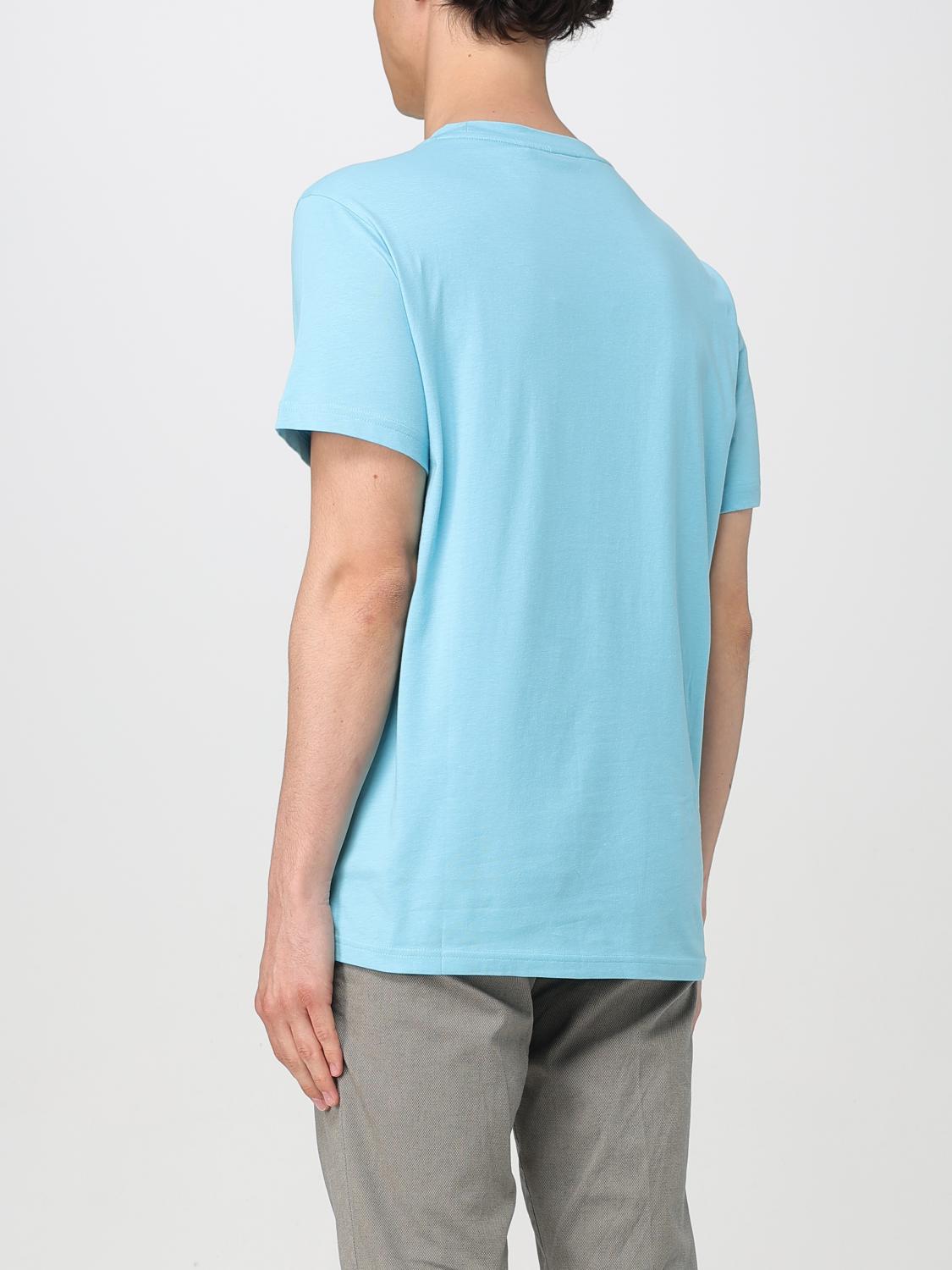 BOSS T-SHIRT: Boss Basic Baumwoll-T-Shirt mit Logo, Hellblau - Img 2