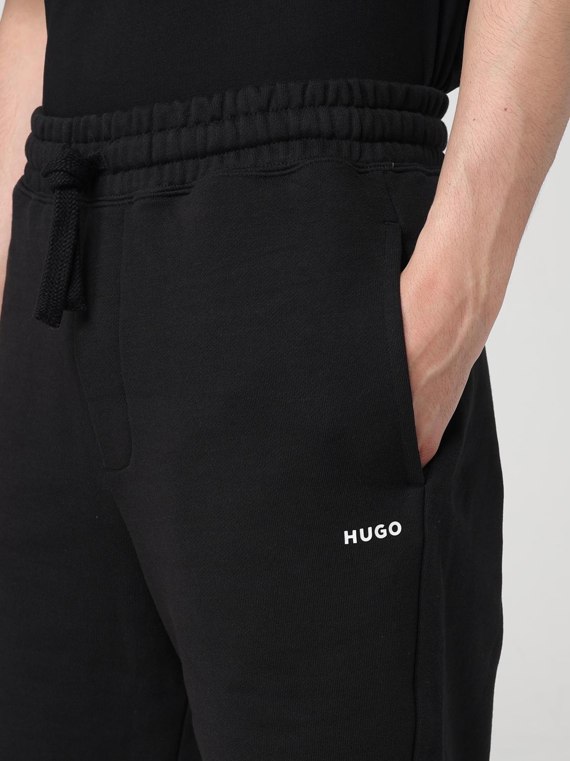 HUGO ショートパンツ: Hugo コットンショートパンツ, ブラック - Img 3