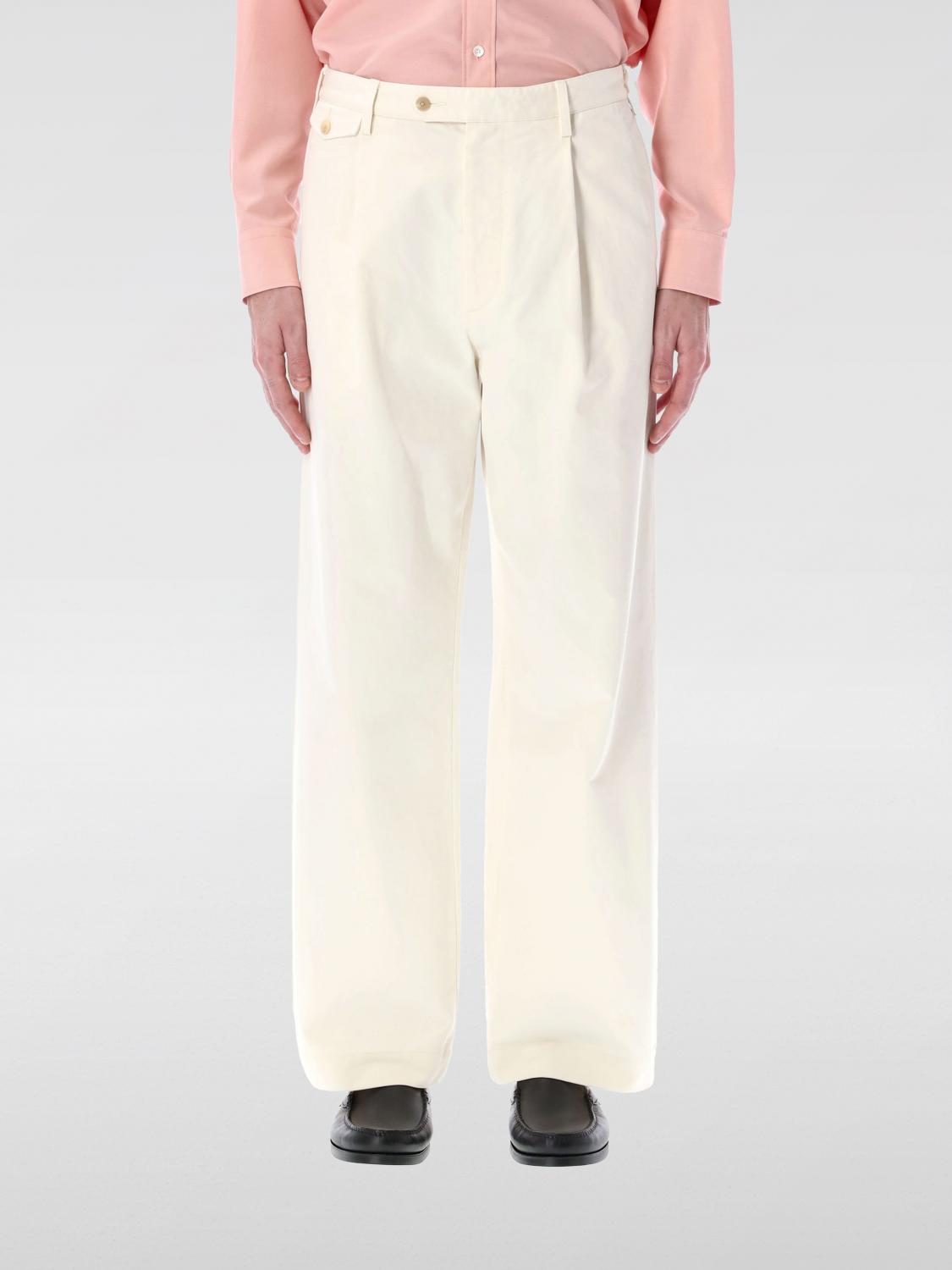 AURALEE PANTS: Pants men Auralee, White - Img 1