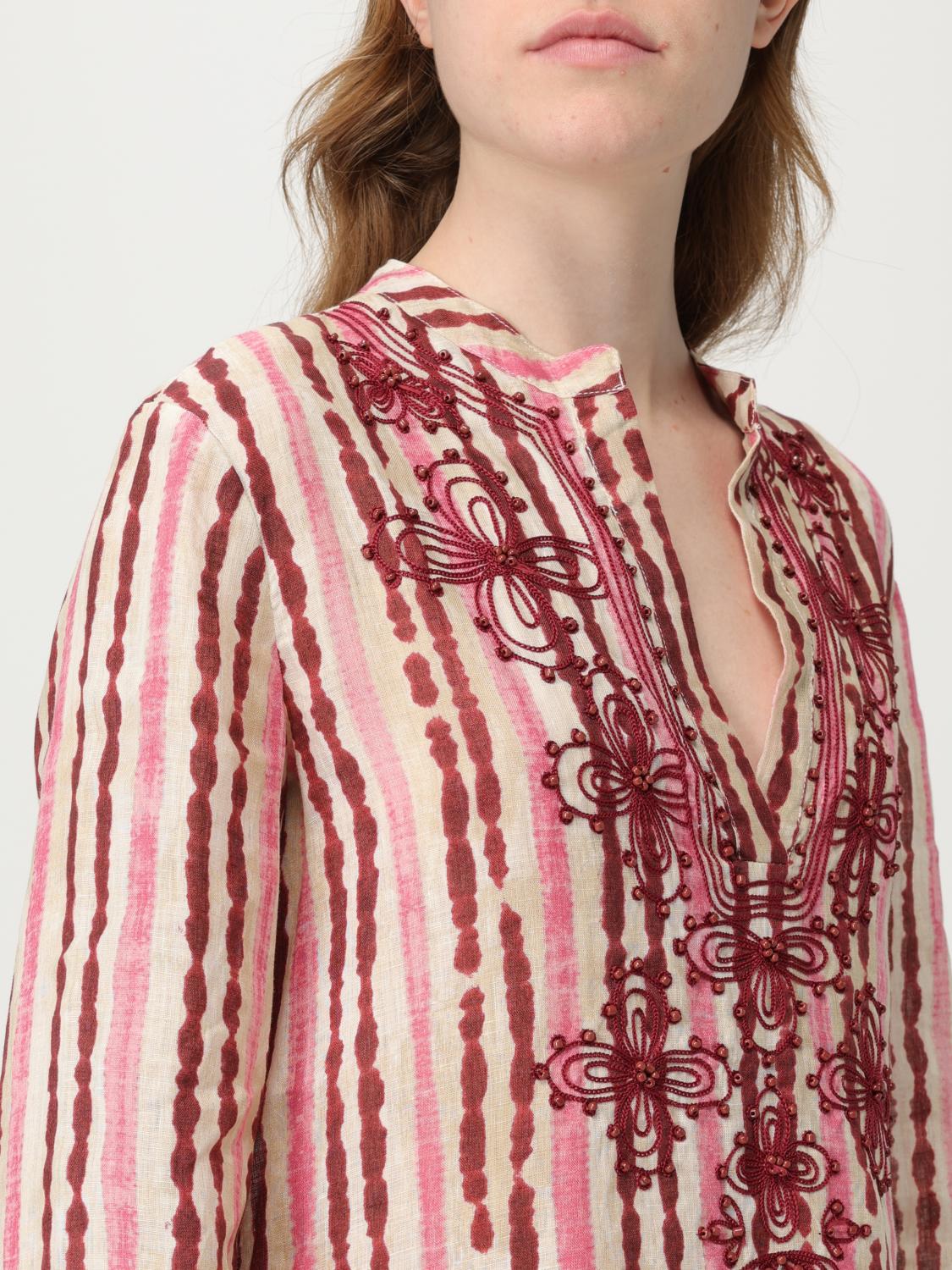MALIPARMI TOP: Camisa mujer Maliparmi, Rosa - Img 4